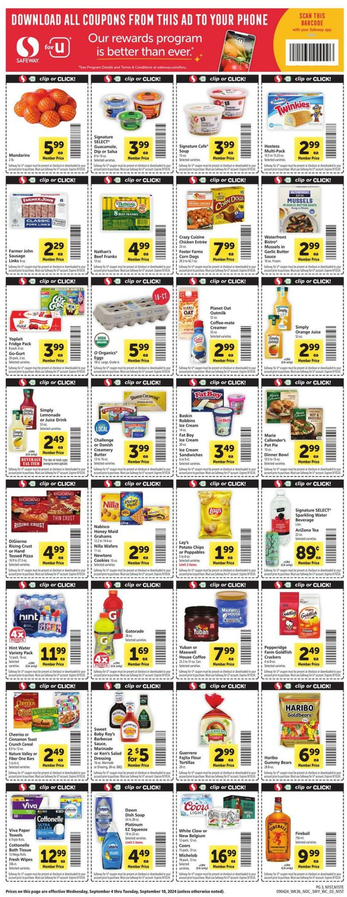 Catalogue Safeway from 09/04/2024