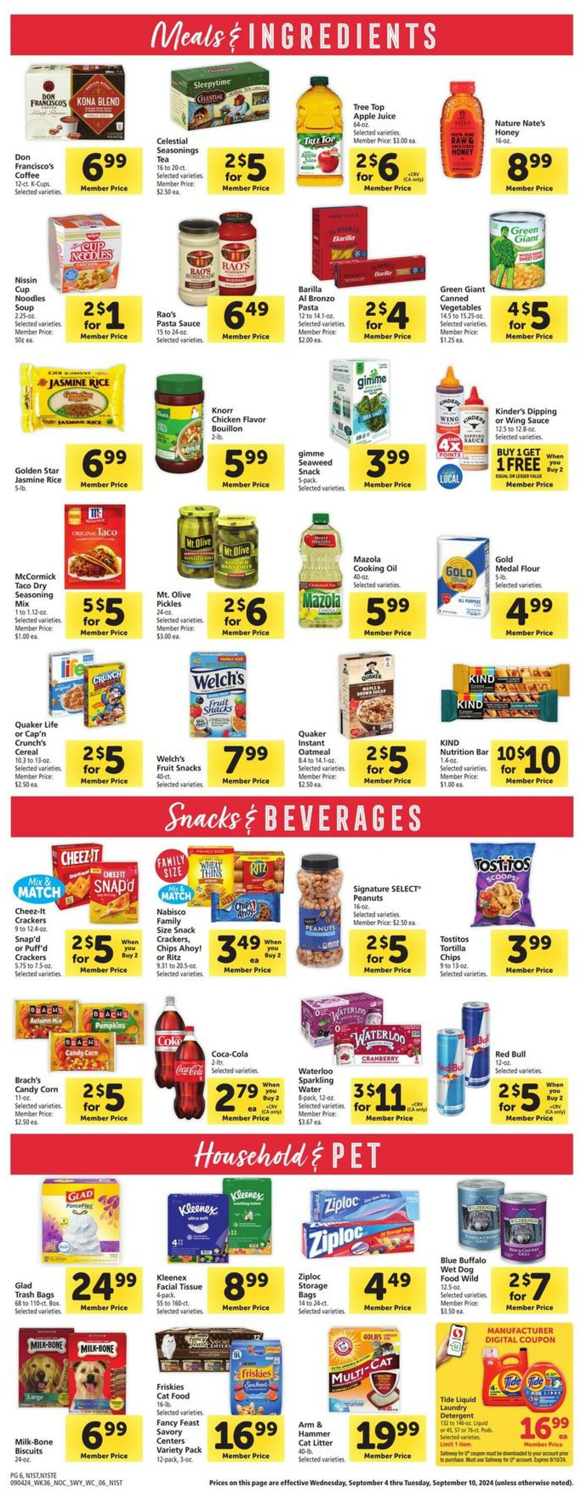 Catalogue Safeway from 09/04/2024