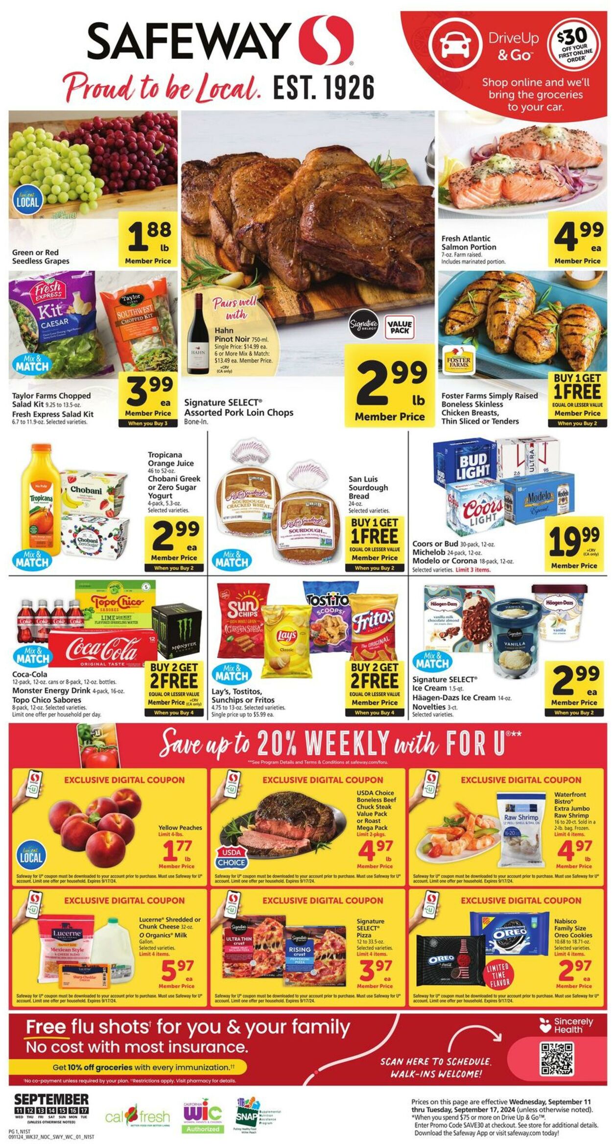 Catalogue Safeway from 09/11/2024