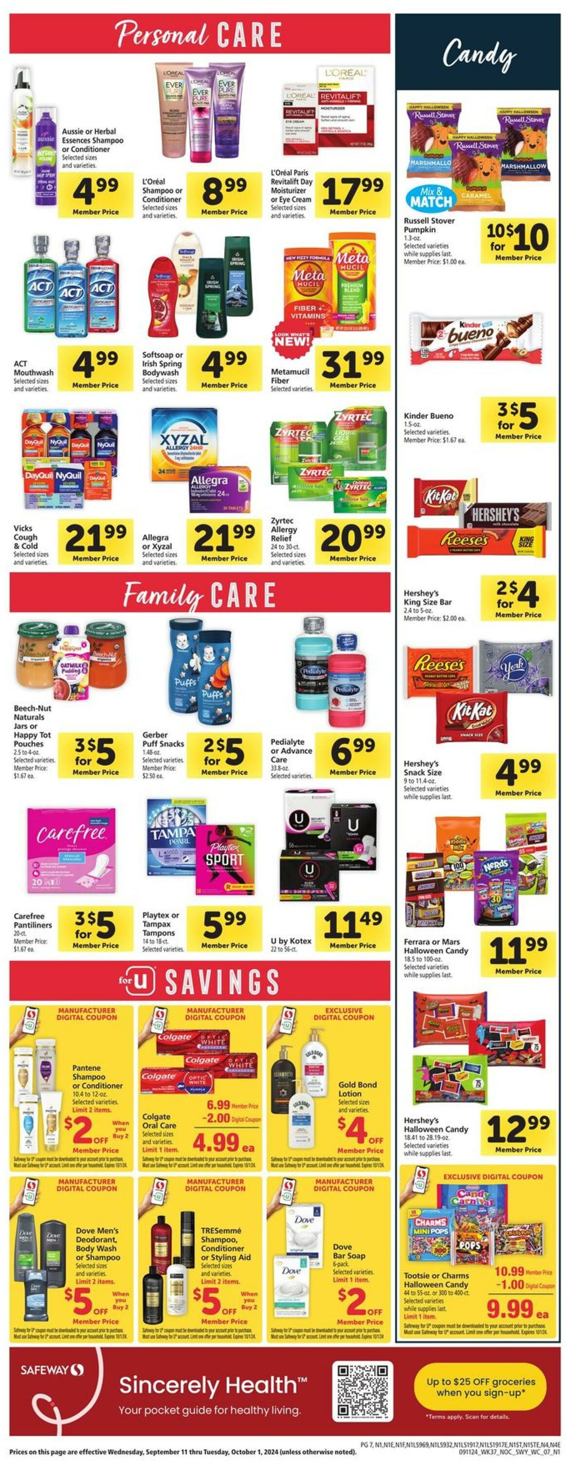 Catalogue Safeway from 09/11/2024