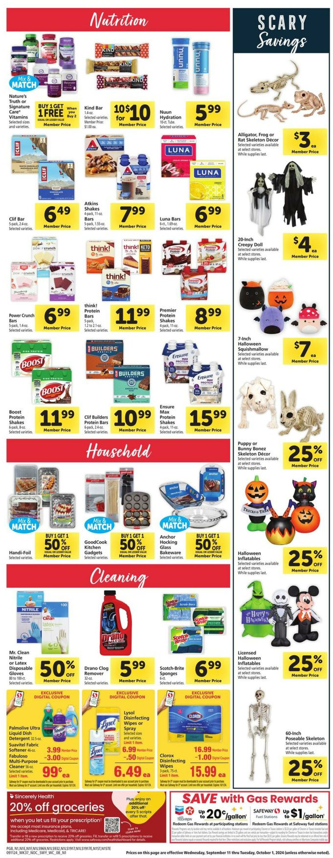 Catalogue Safeway from 09/11/2024