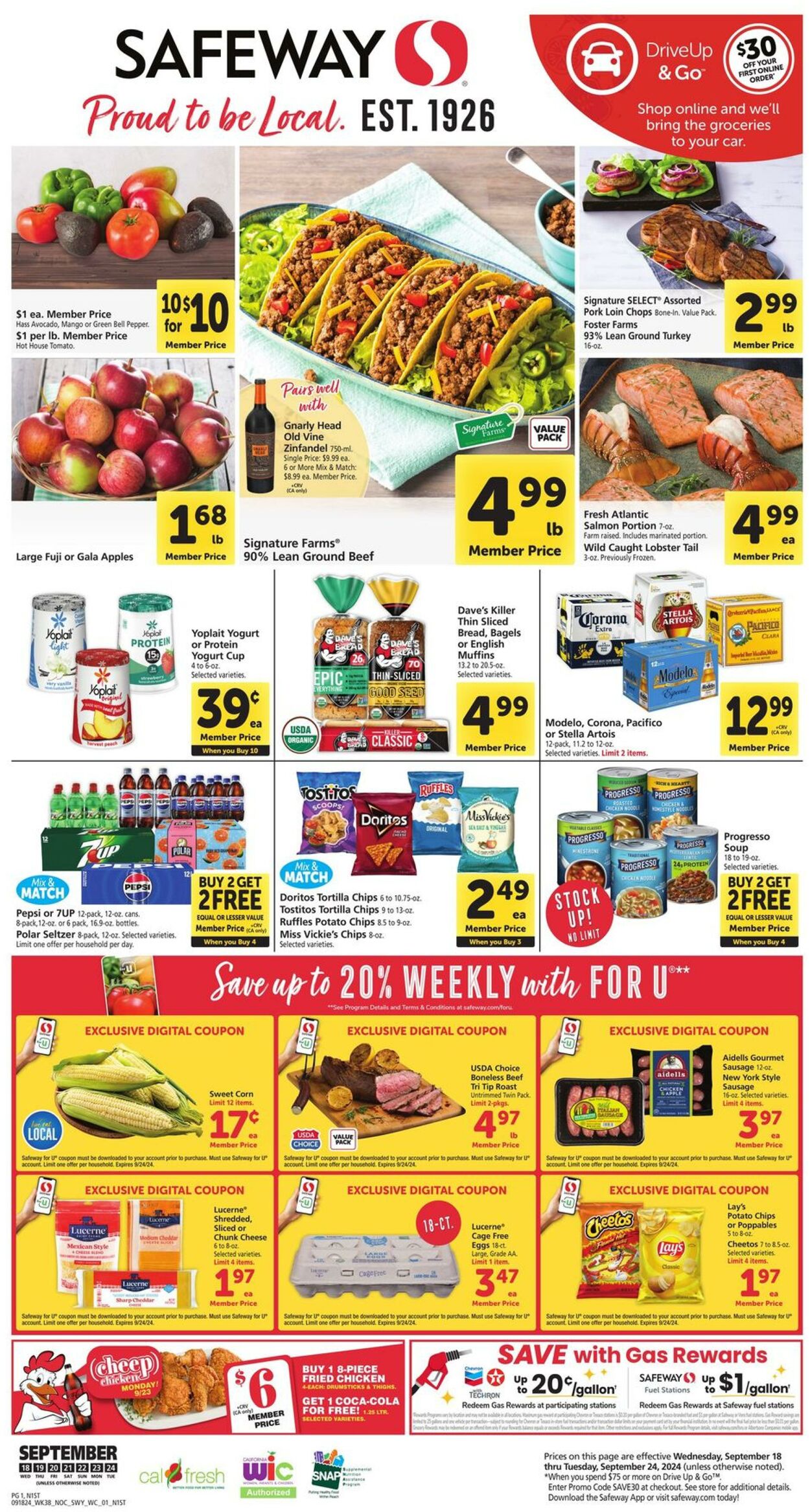 Catalogue Safeway from 09/18/2024