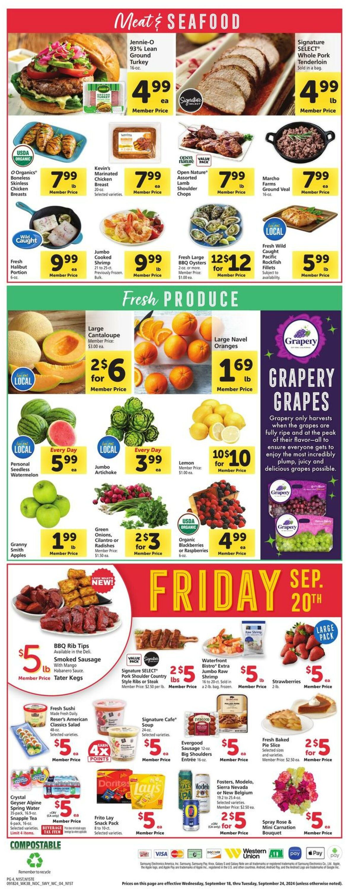 Catalogue Safeway from 09/18/2024