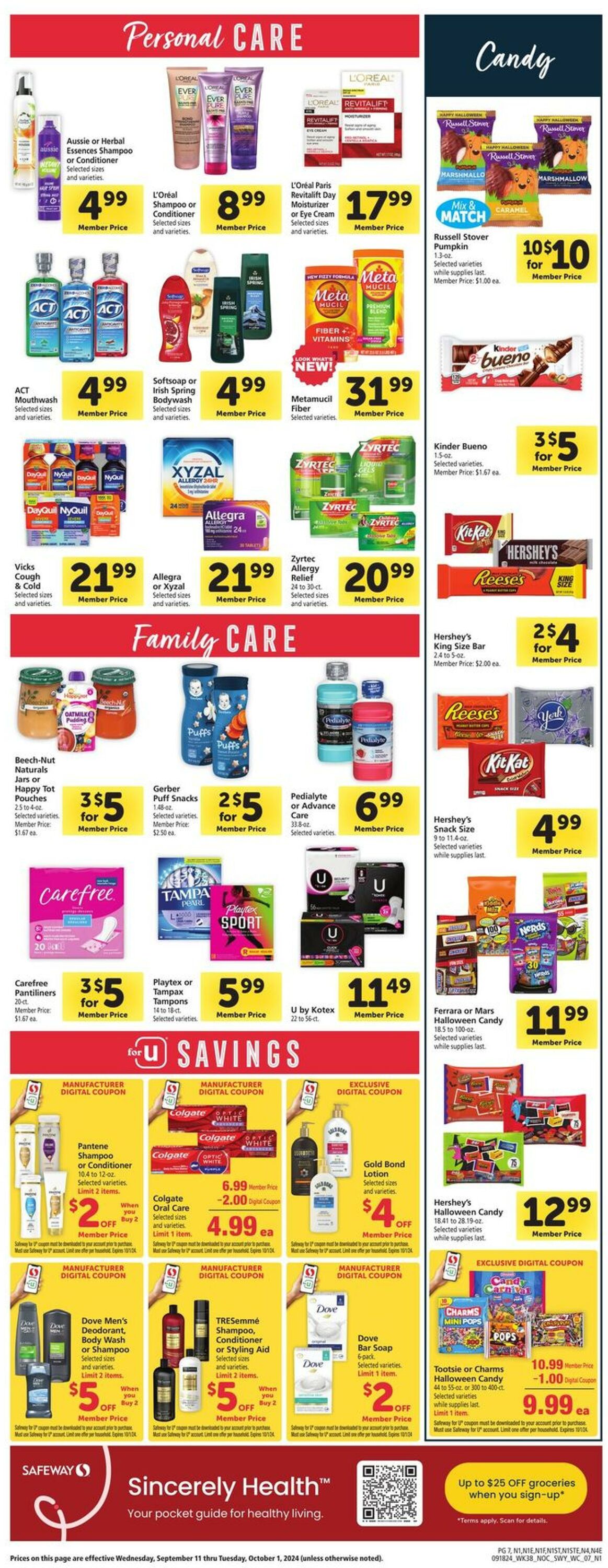 Catalogue Safeway from 09/18/2024