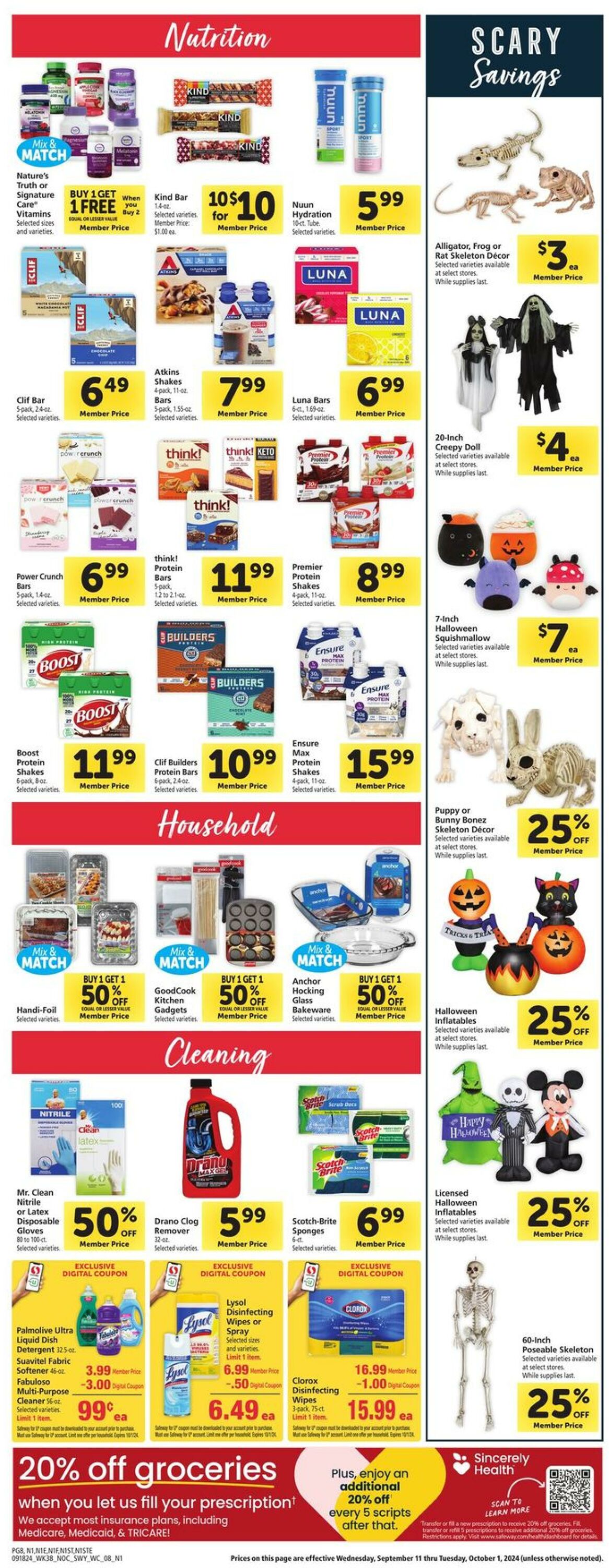 Catalogue Safeway from 09/18/2024