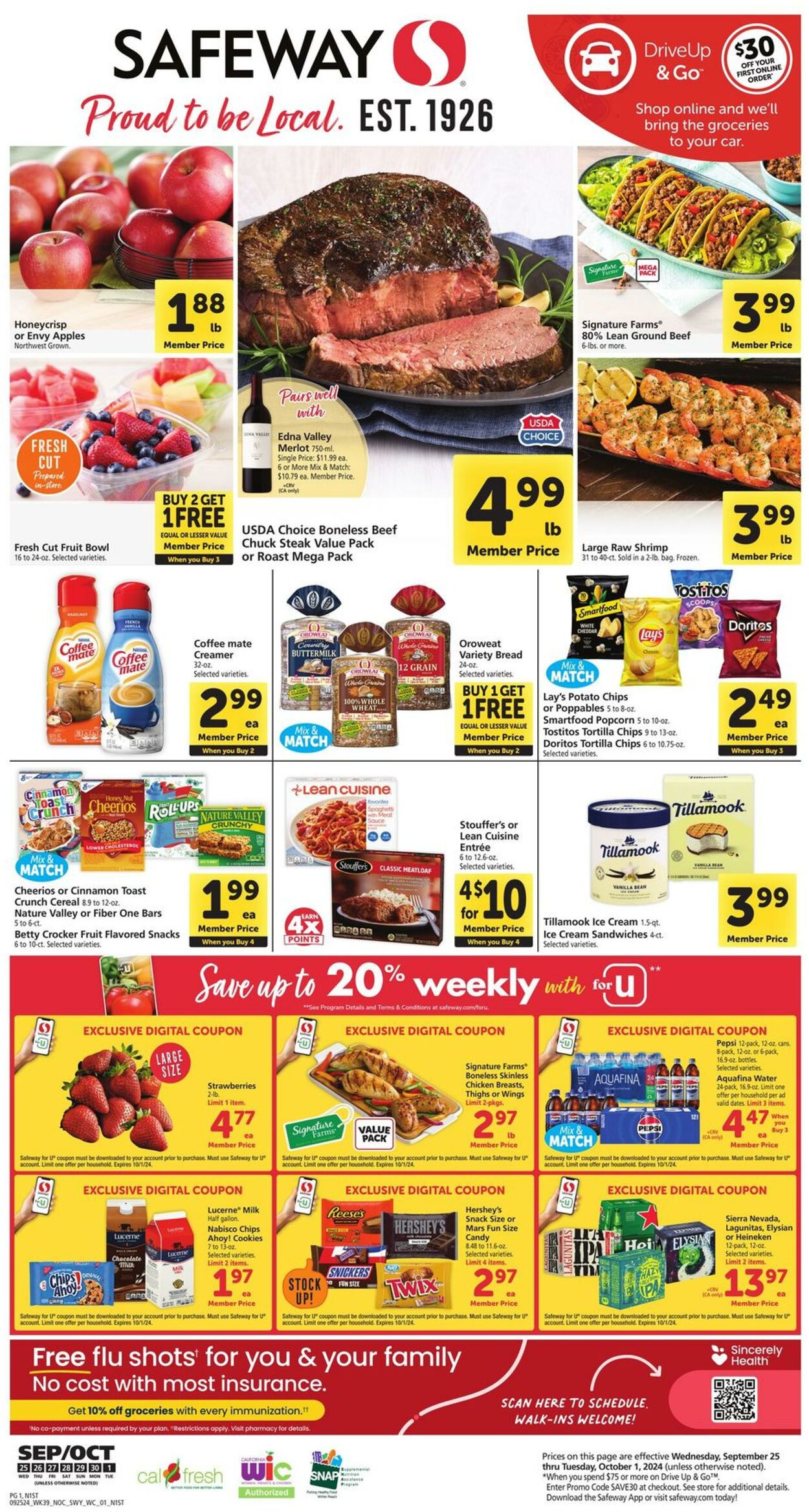 Catalogue Safeway from 09/25/2024