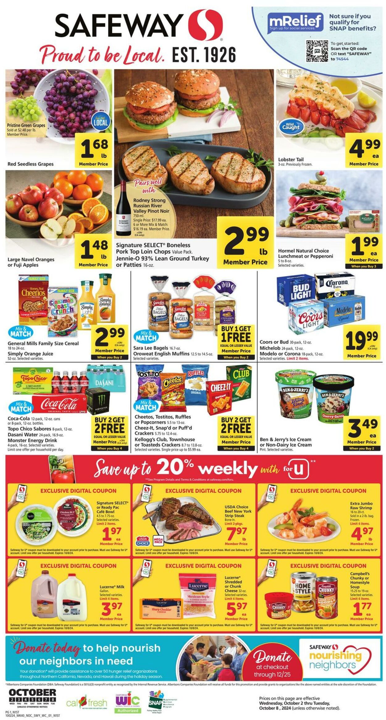 Catalogue Safeway from 10/02/2024