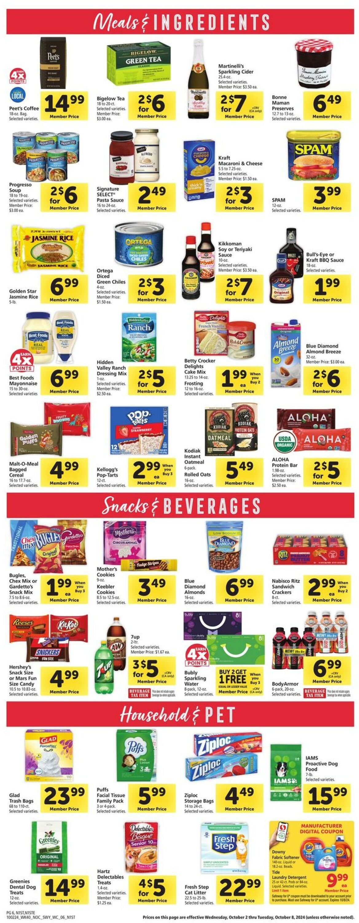 Catalogue Safeway from 10/02/2024