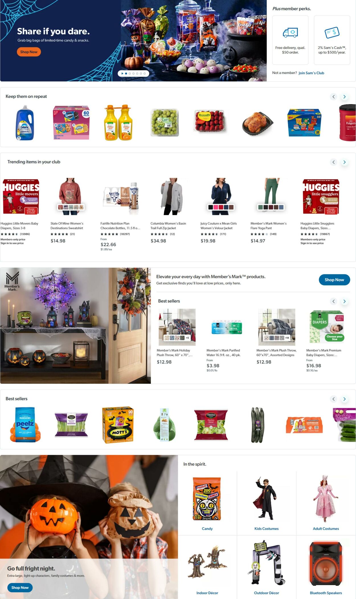 Catalogue Sam's Club from 10/17/2024