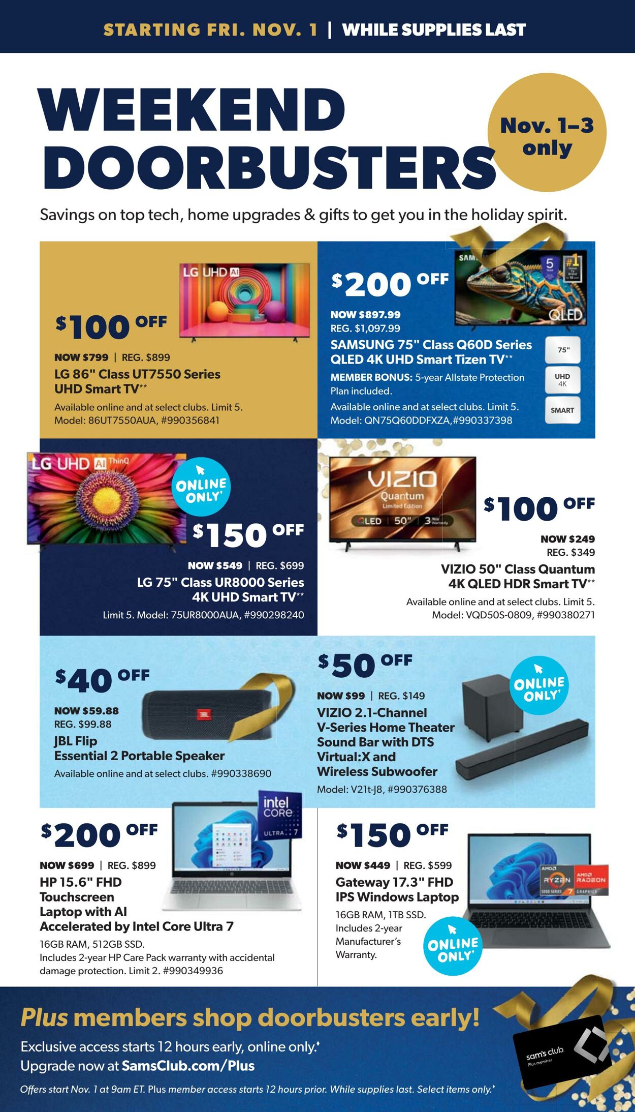 Catalogue Sam's Club from 10/30/2024