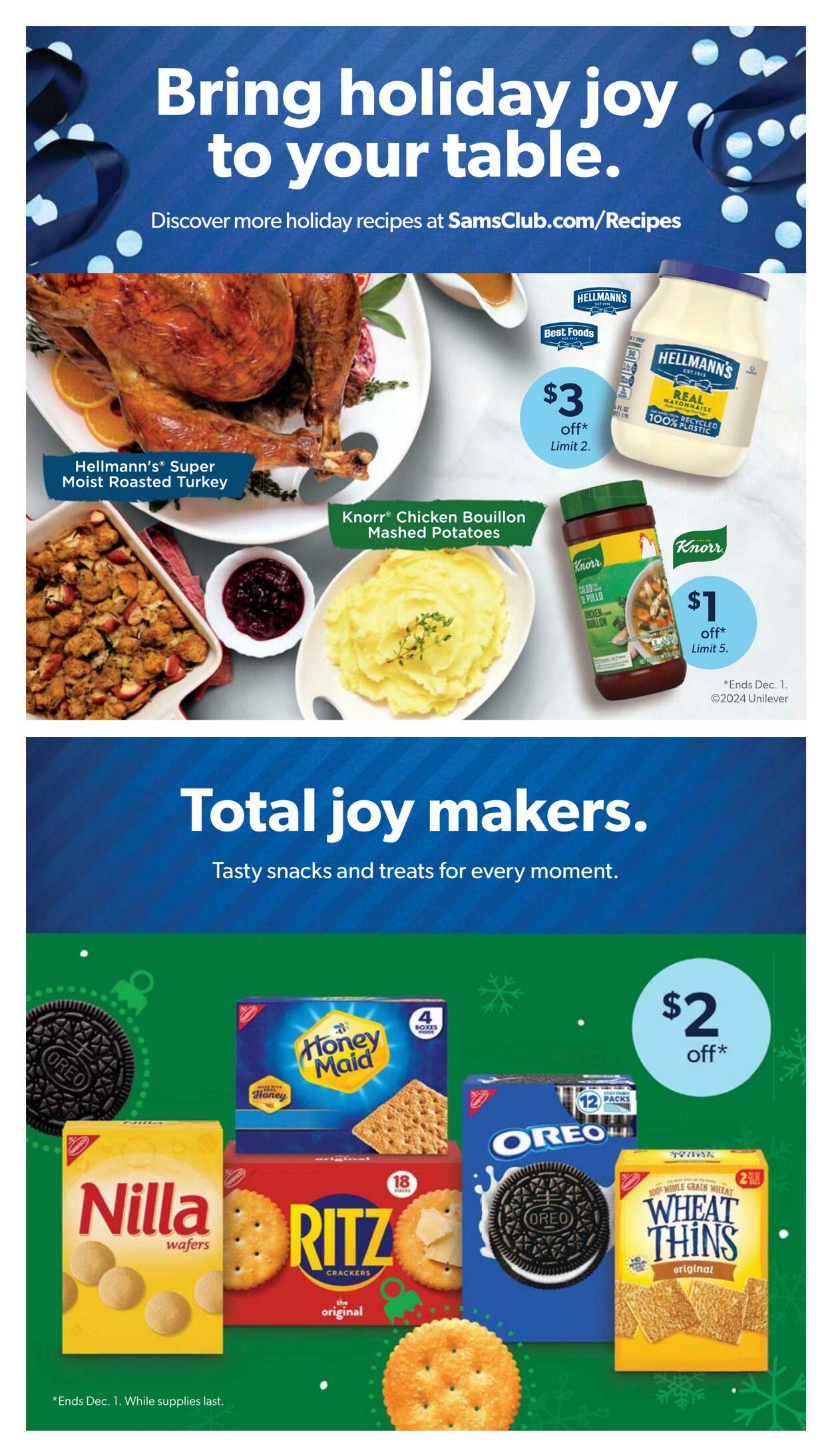 Catalogue Sam's Club from 10/30/2024