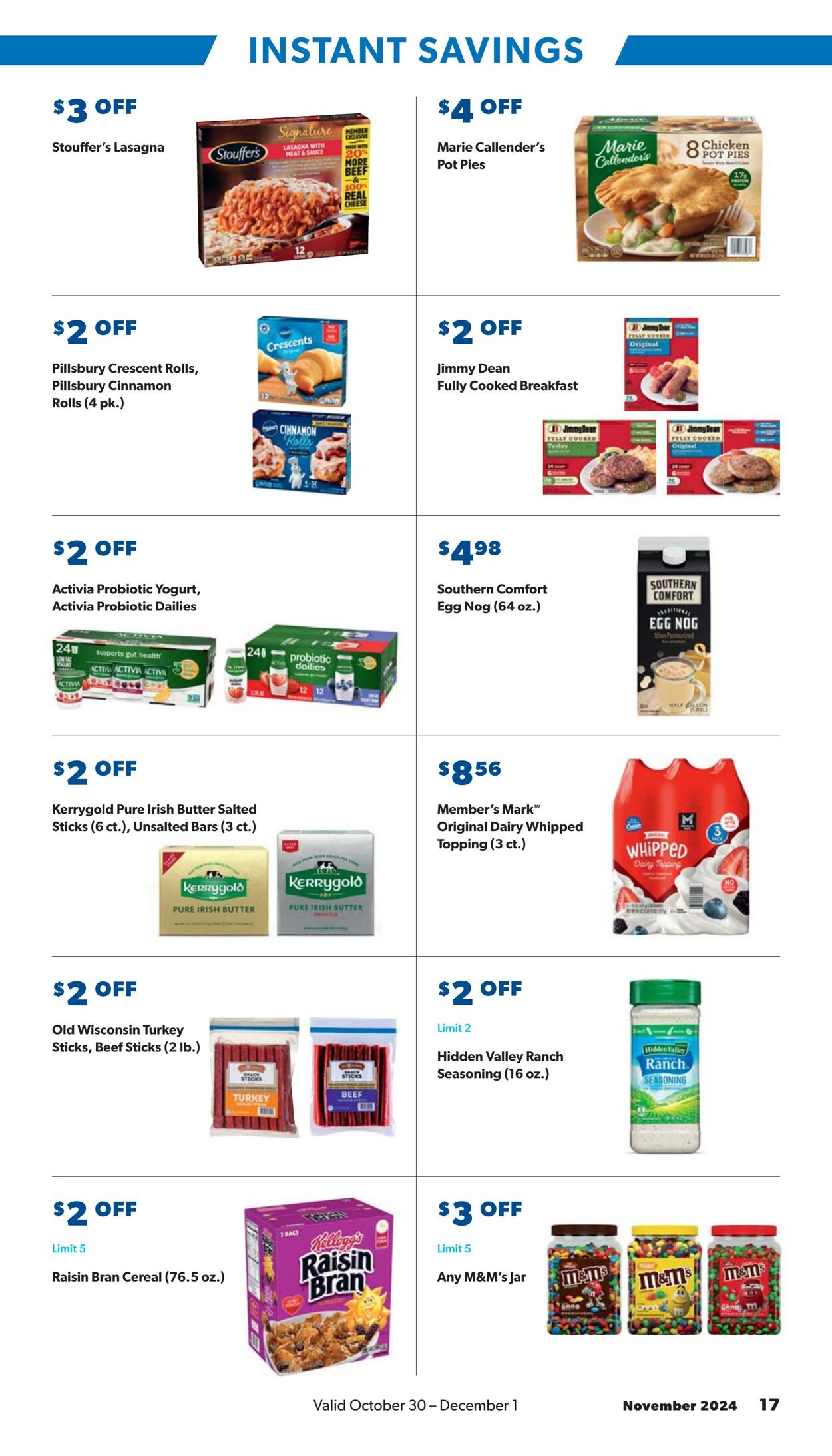 Catalogue Sam's Club from 10/30/2024