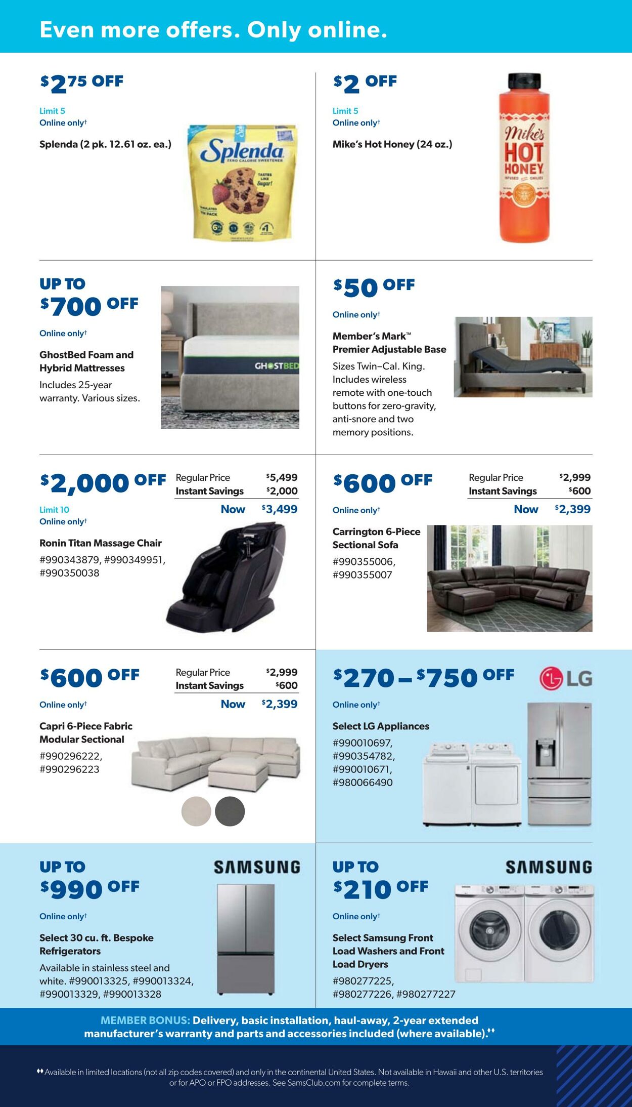 Catalogue Sam's Club from 10/30/2024