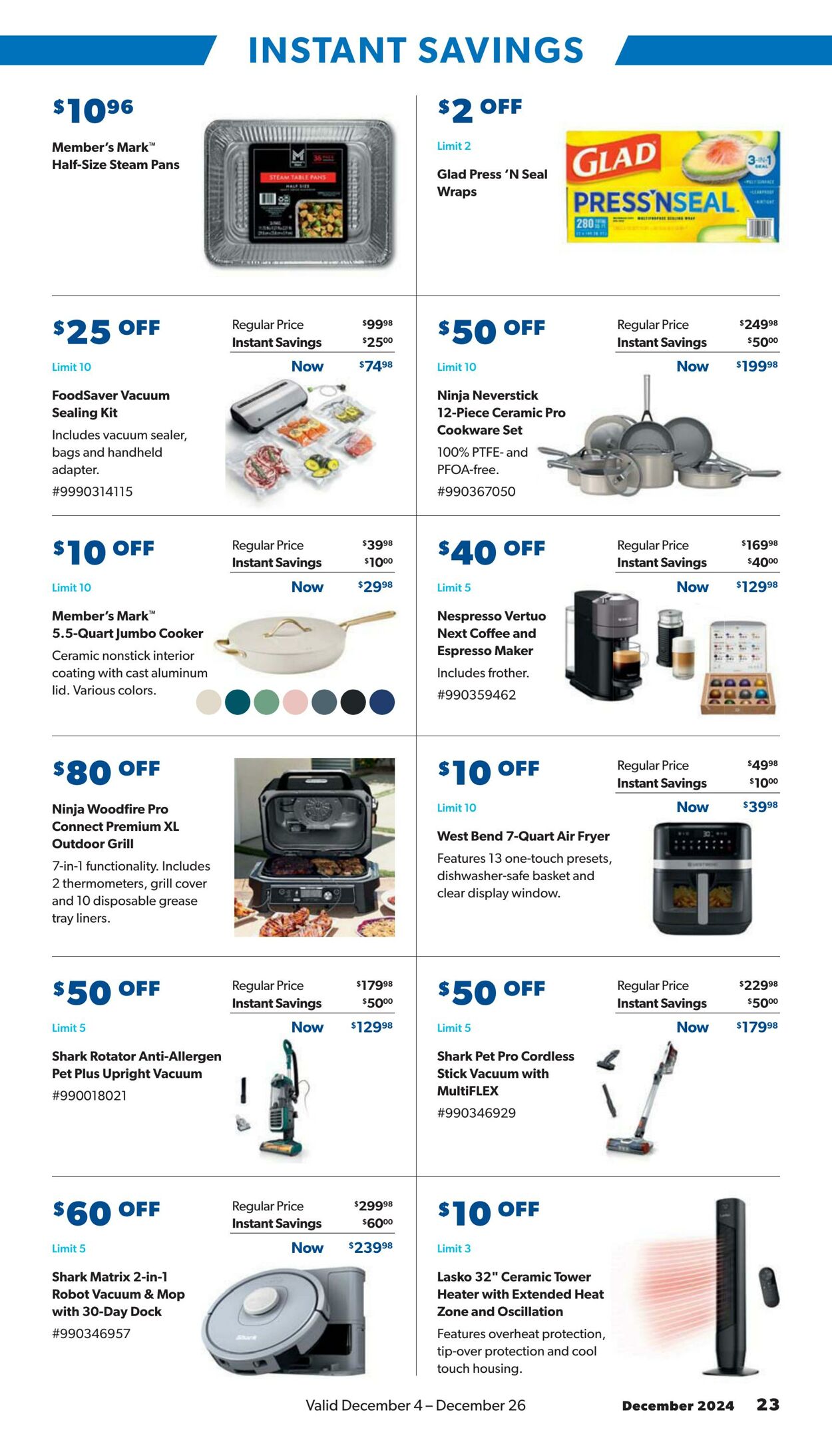 Catalogue Sam's Club from 12/04/2024