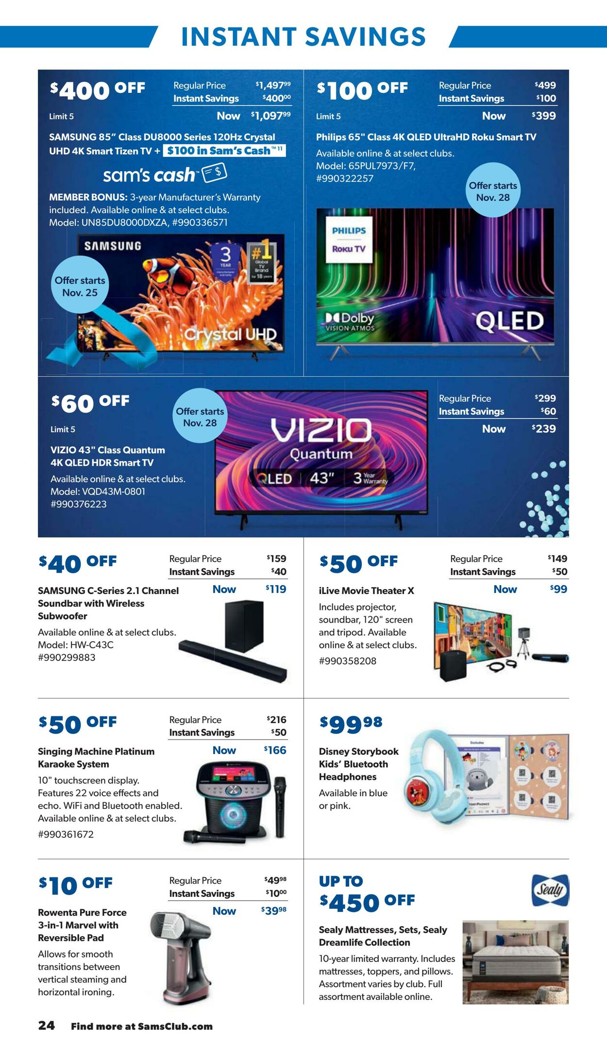 Catalogue Sam's Club from 12/04/2024