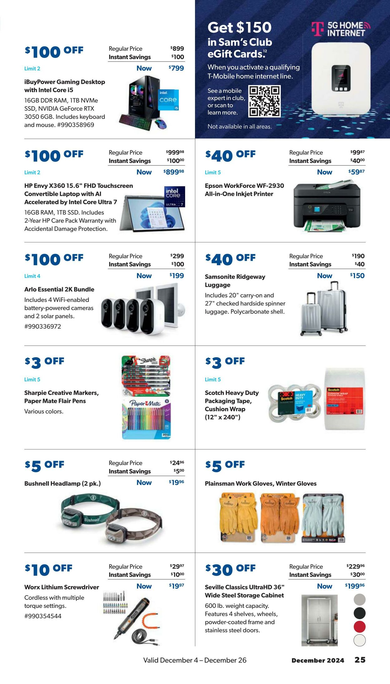 Catalogue Sam's Club from 12/04/2024