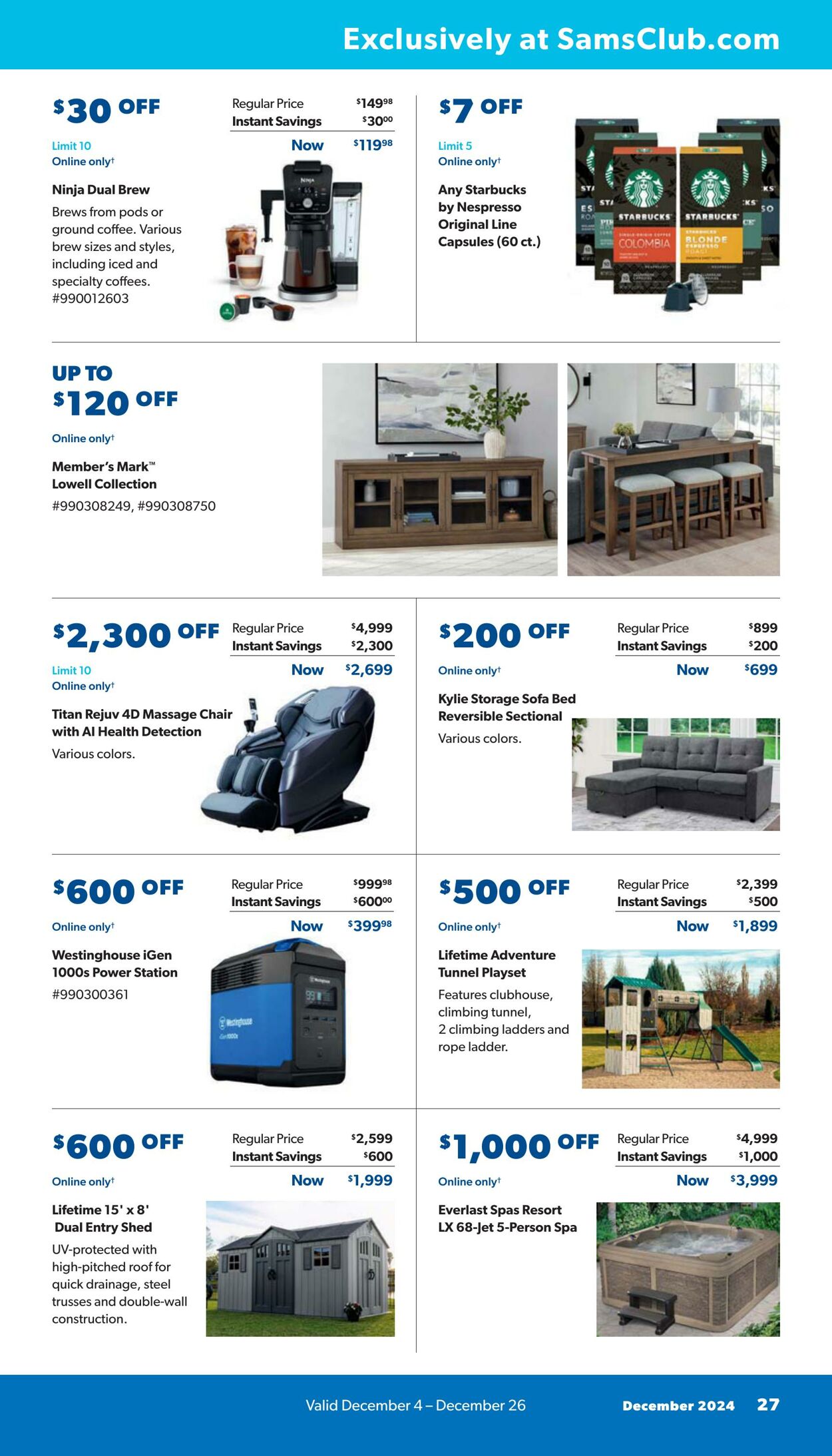 Catalogue Sam's Club from 12/04/2024