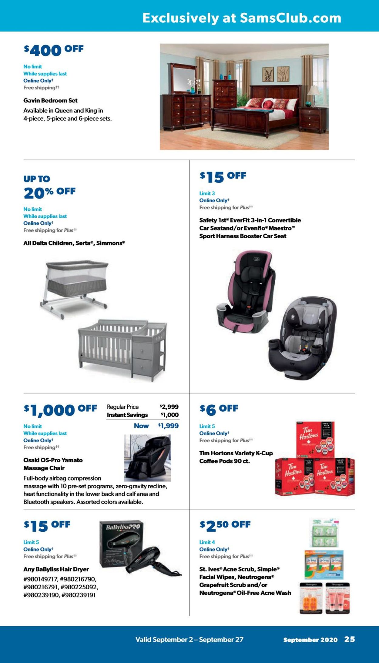 Catalogue Sam's Club from 09/02/2020