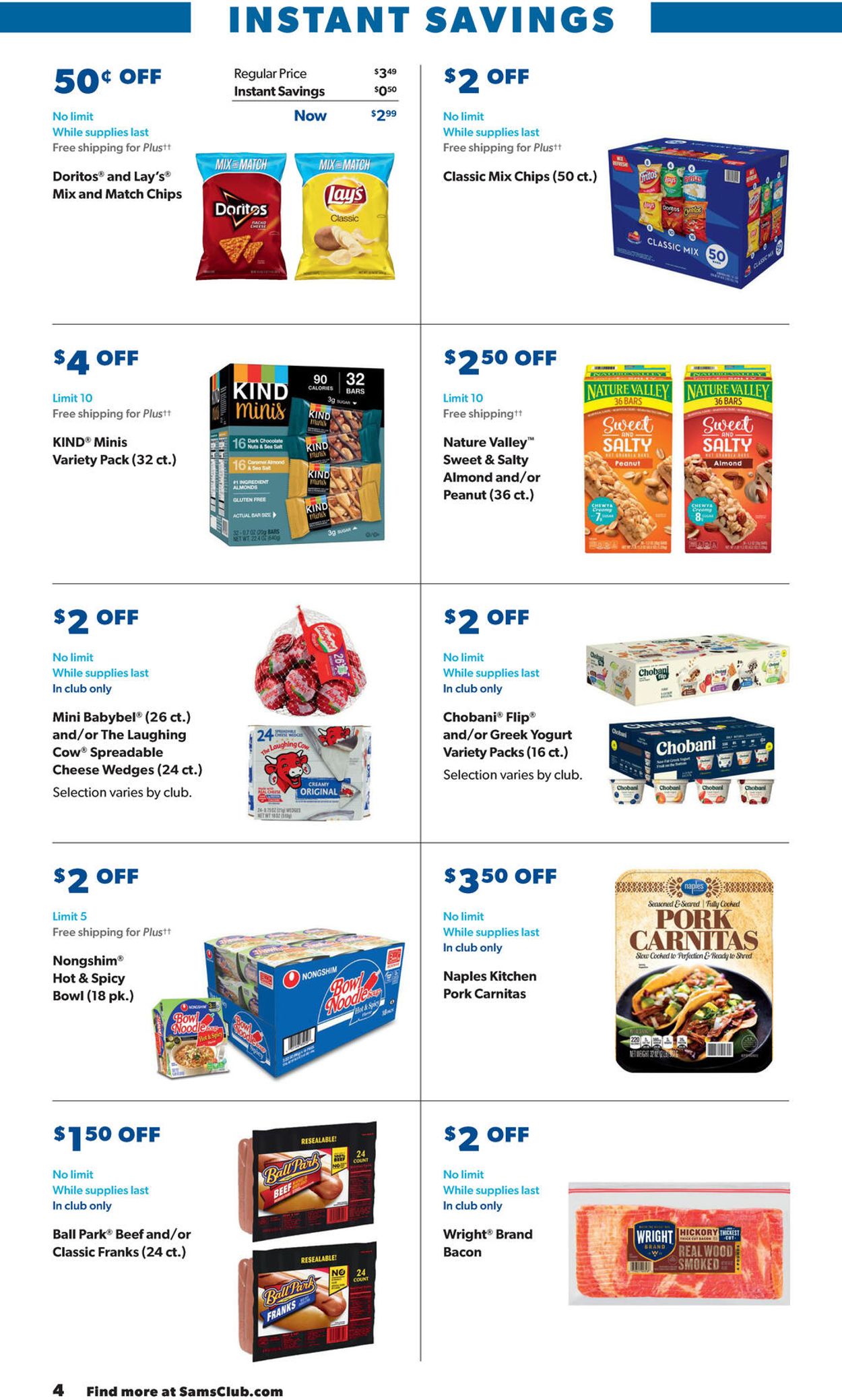 Catalogue Sam's Club from 05/10/2021