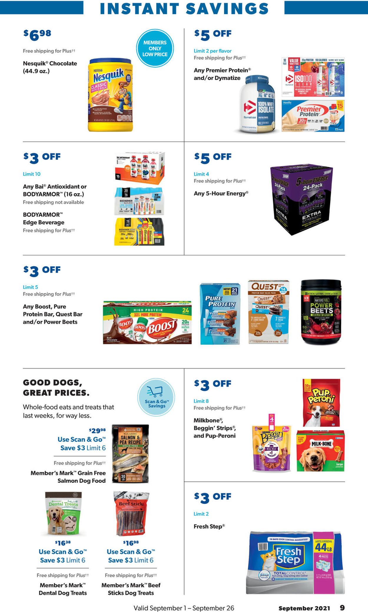 Catalogue Sam's Club from 09/01/2021