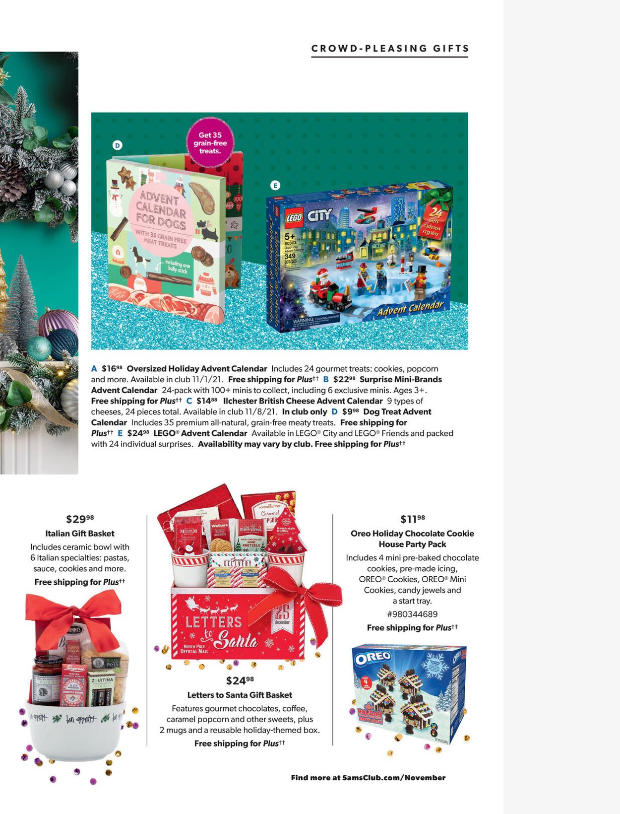 Catalogue Sam's Club from 10/27/2021
