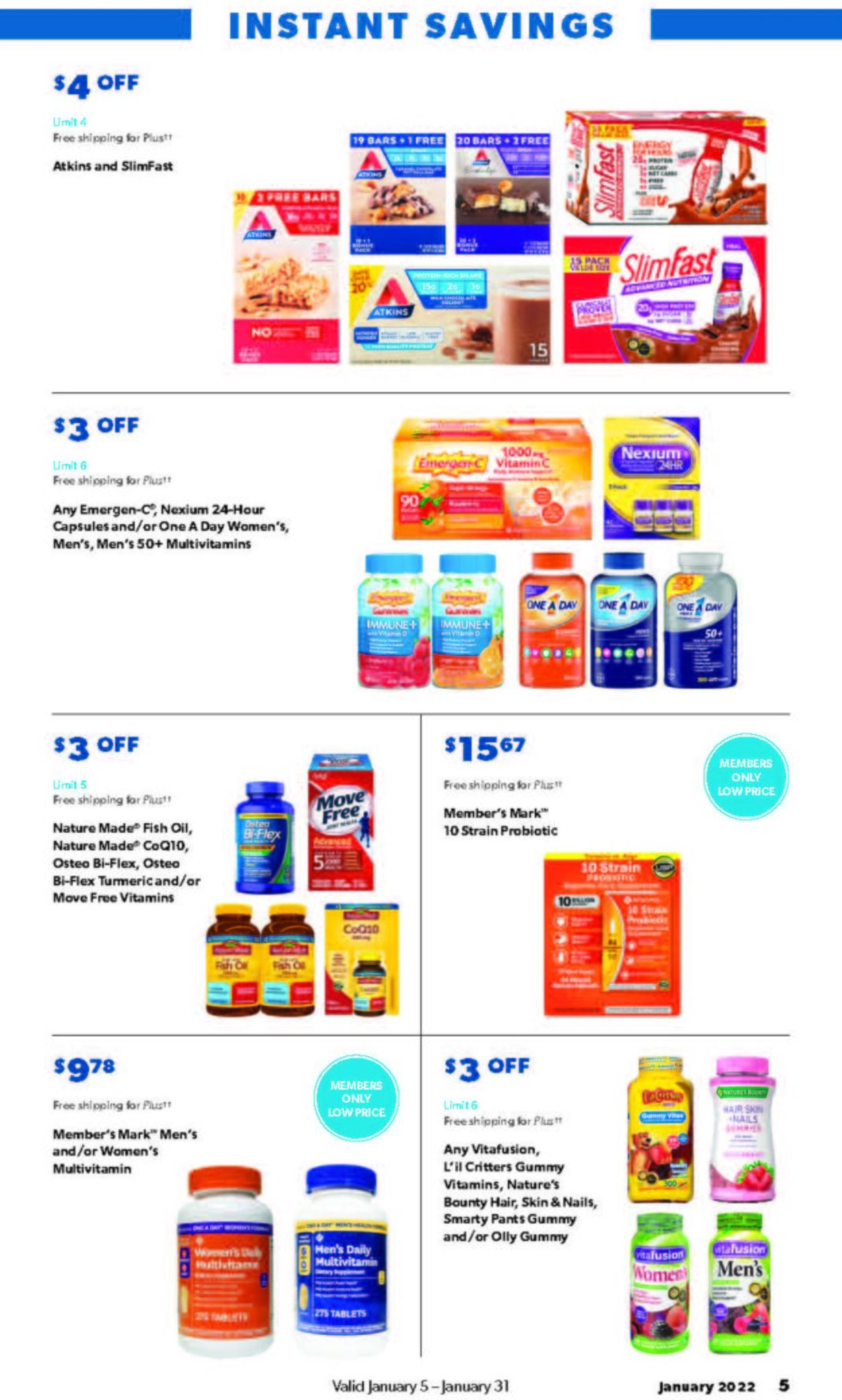 Catalogue Sam's Club from 01/05/2022