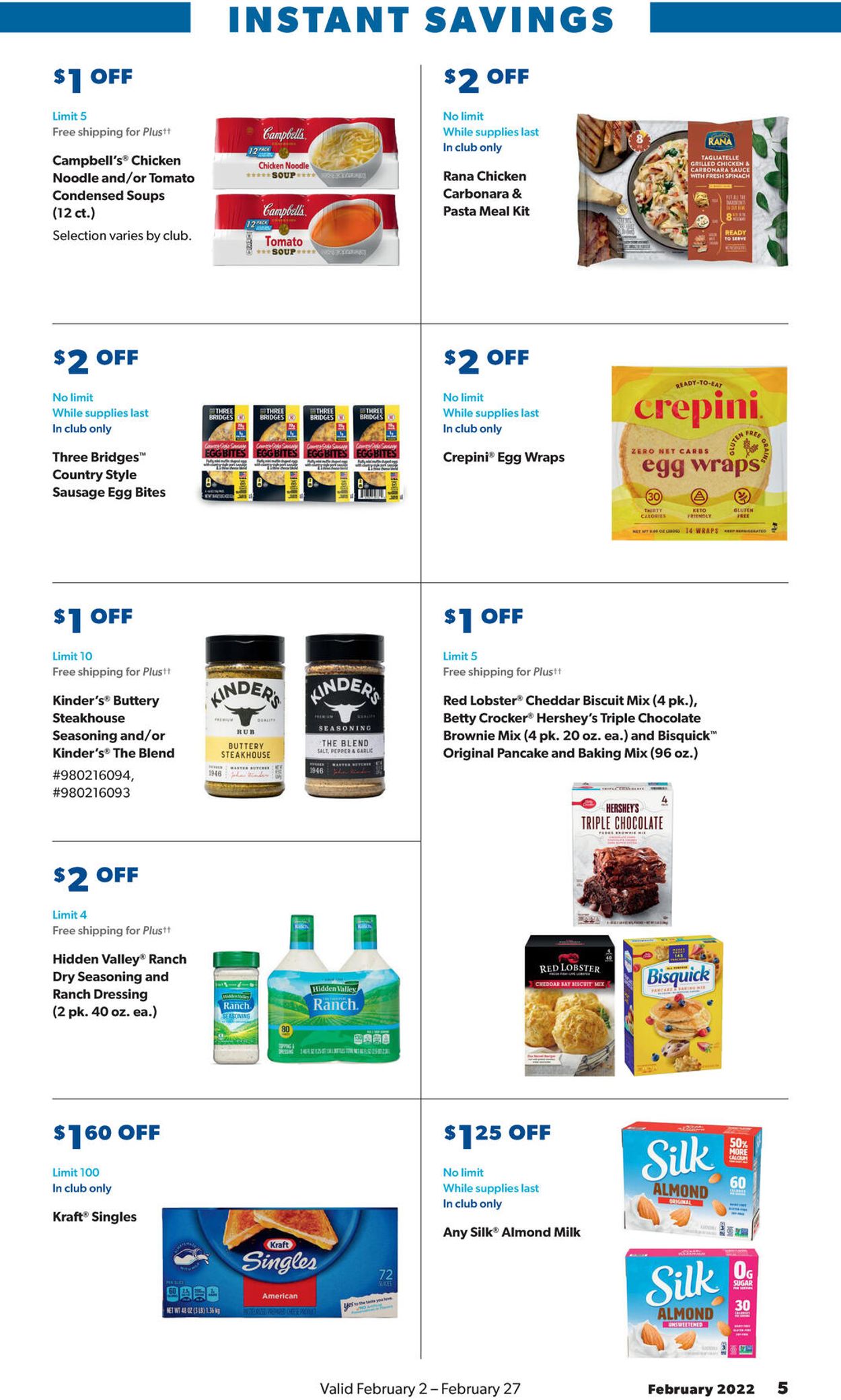 Catalogue Sam's Club from 02/02/2022