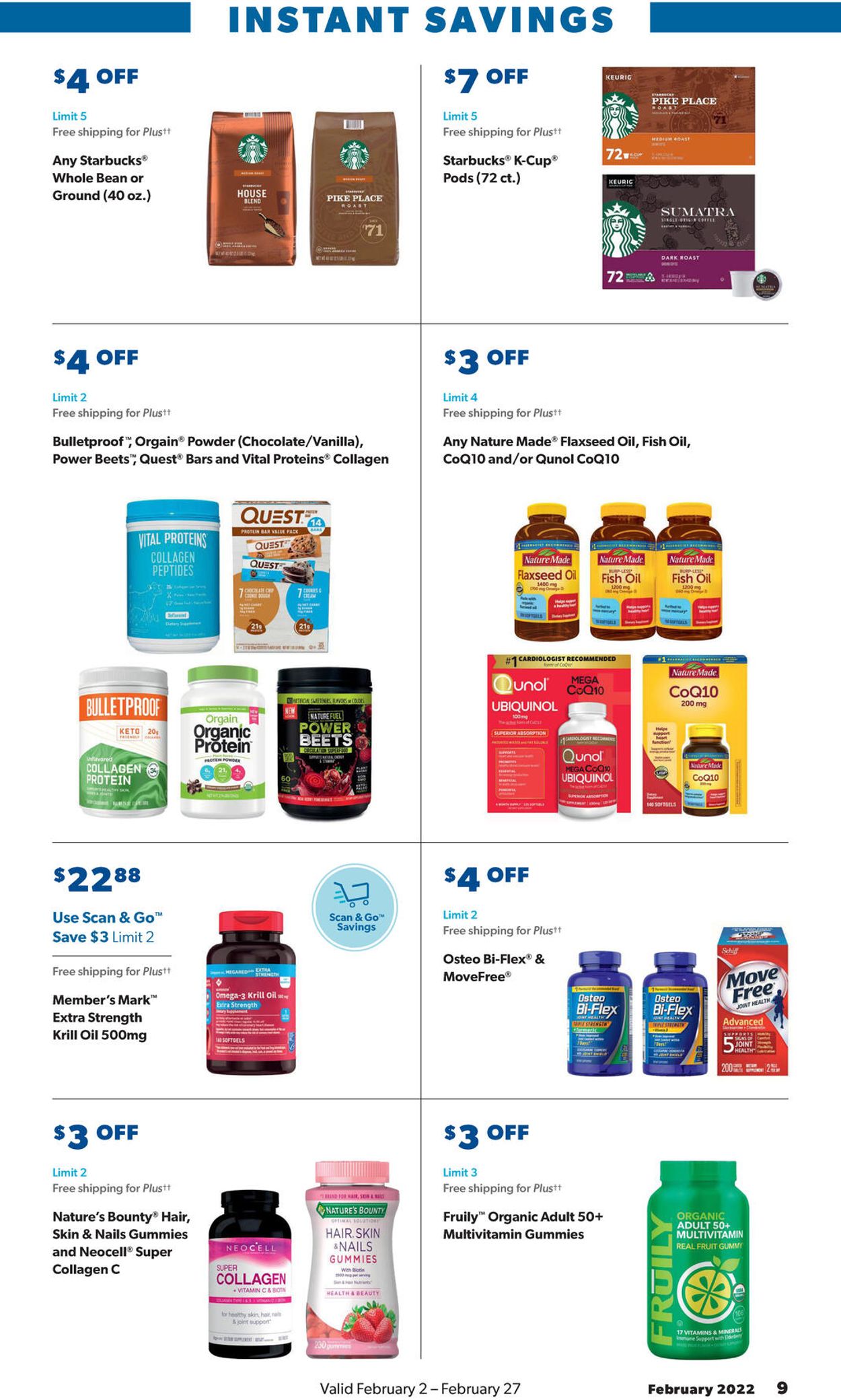 Catalogue Sam's Club from 02/02/2022