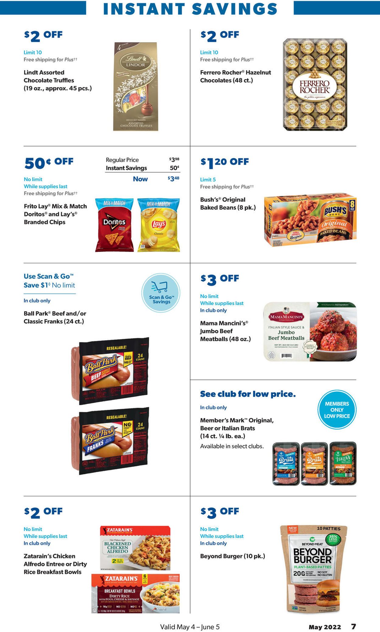 Catalogue Sam's Club from 05/04/2022