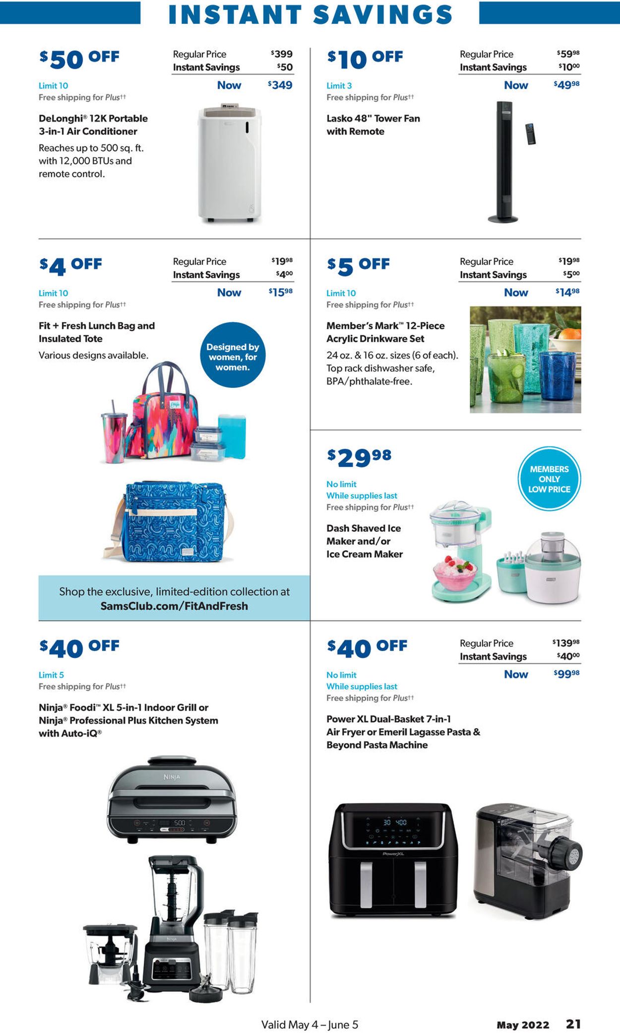 Catalogue Sam's Club from 05/04/2022