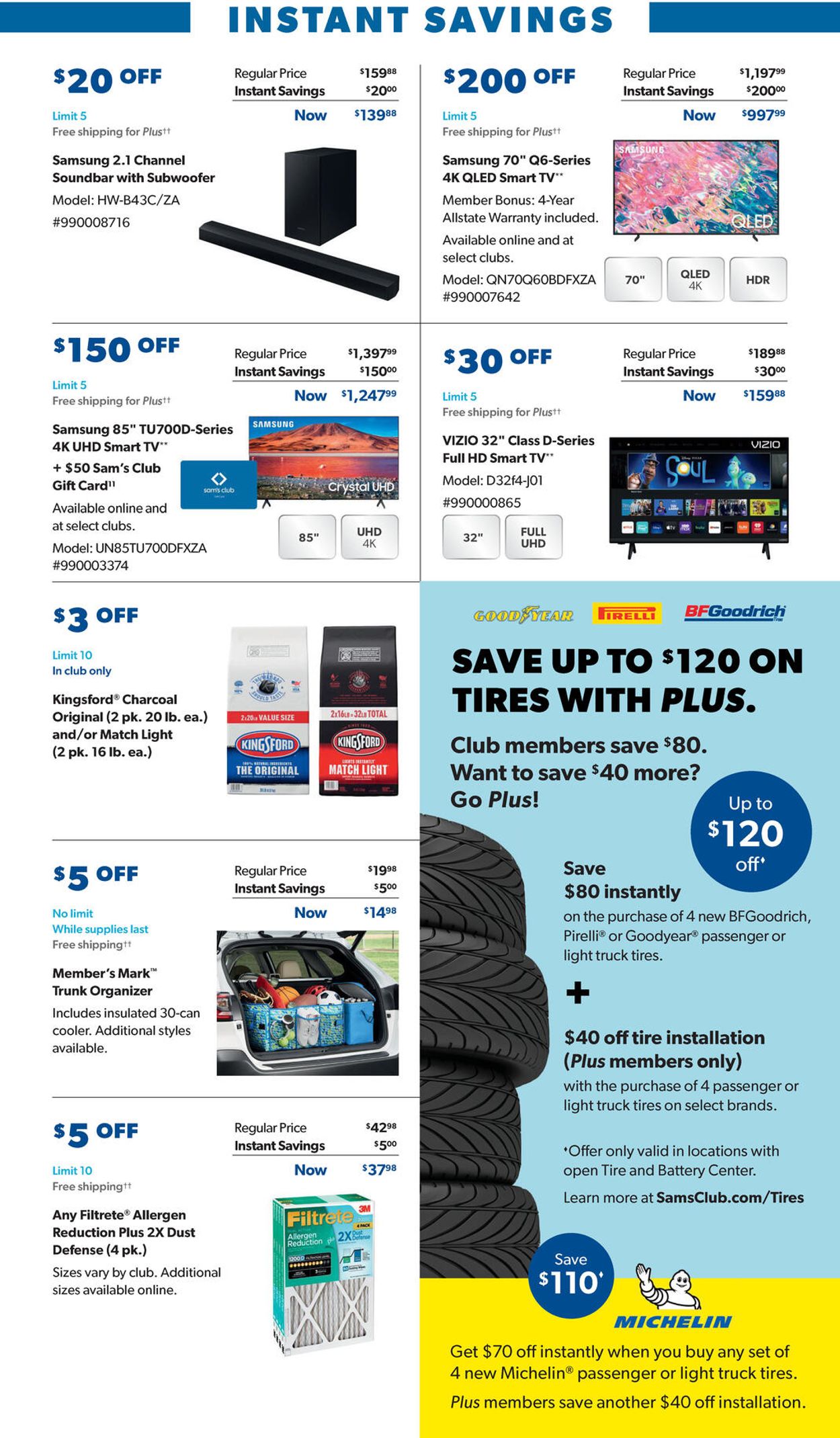 Catalogue Sam's Club from 07/13/2022