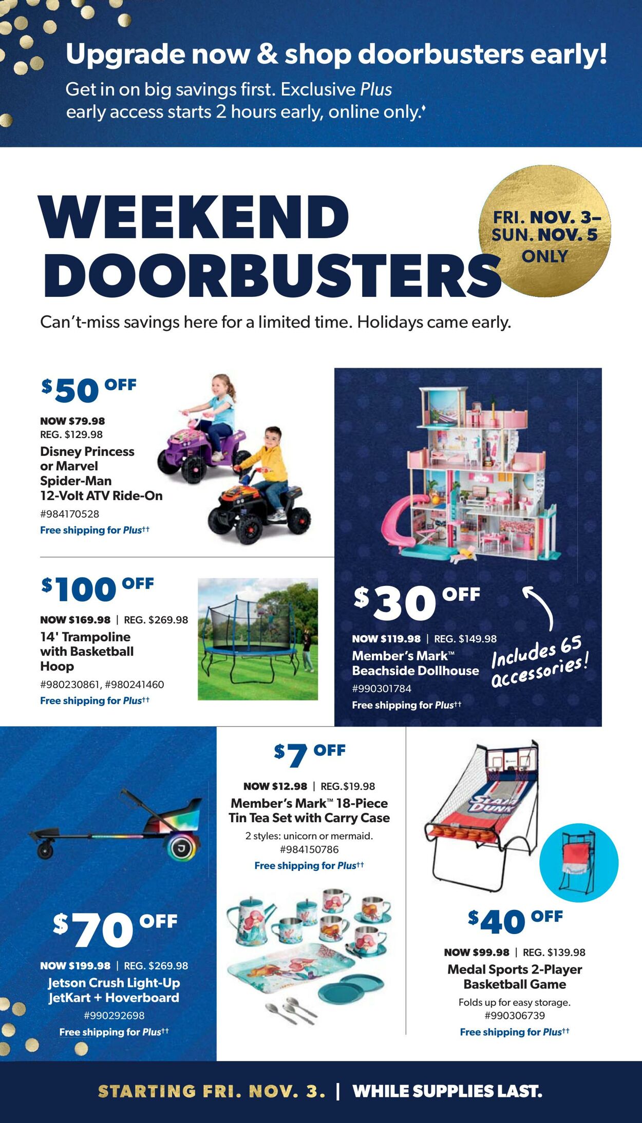 Catalogue Sam's Club from 11/01/2023