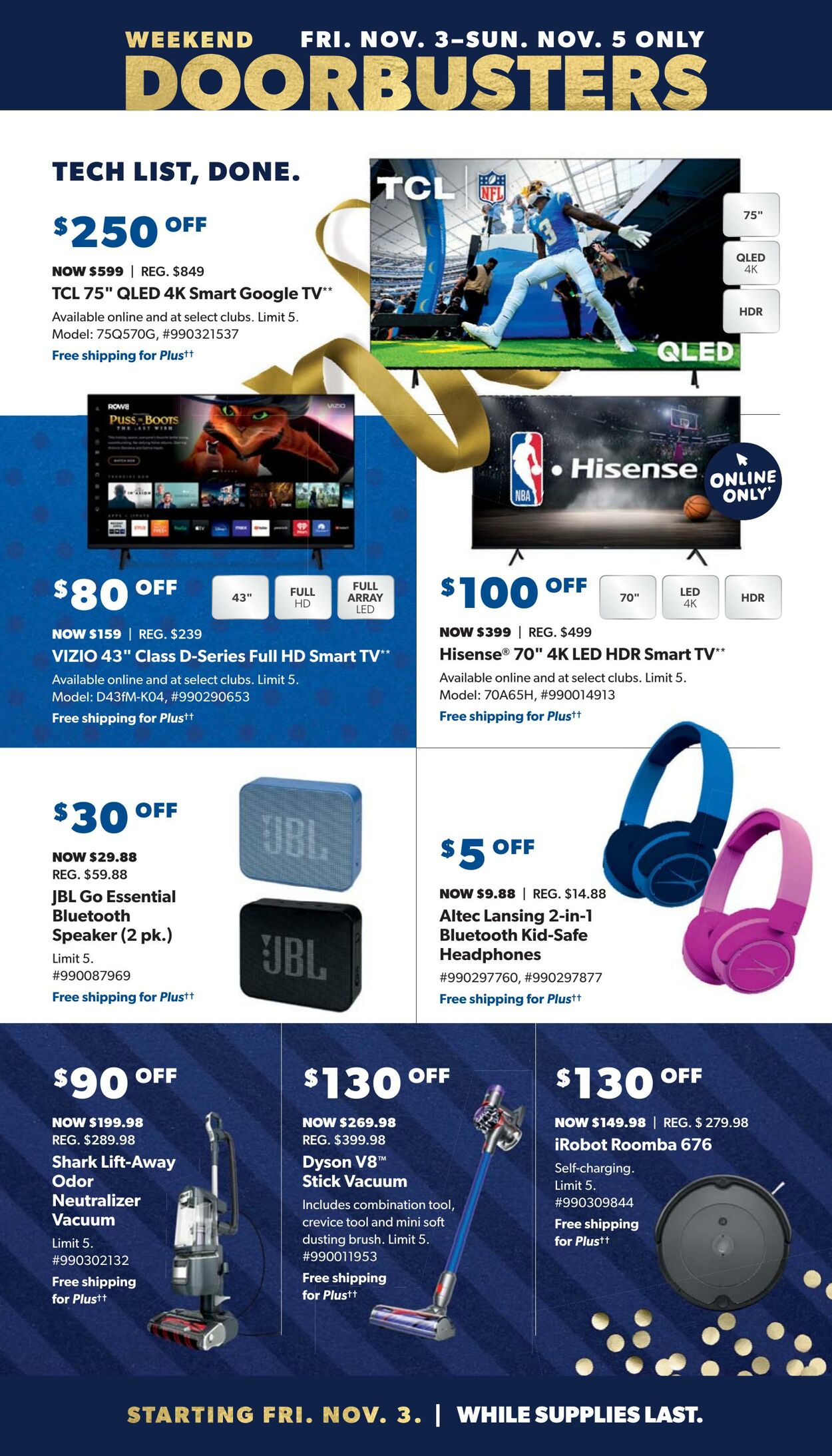 Catalogue Sam's Club from 11/01/2023