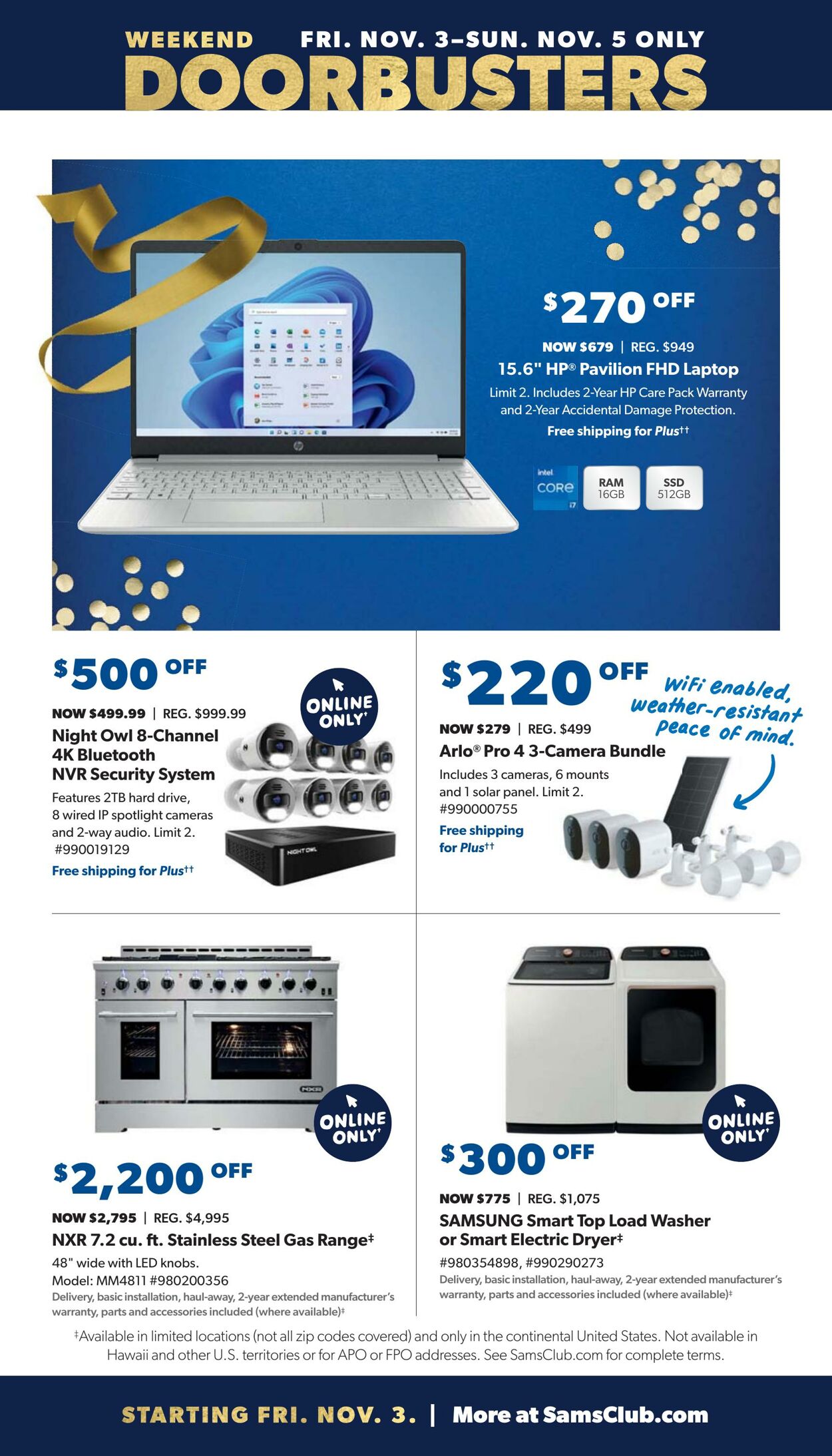 Catalogue Sam's Club from 11/01/2023