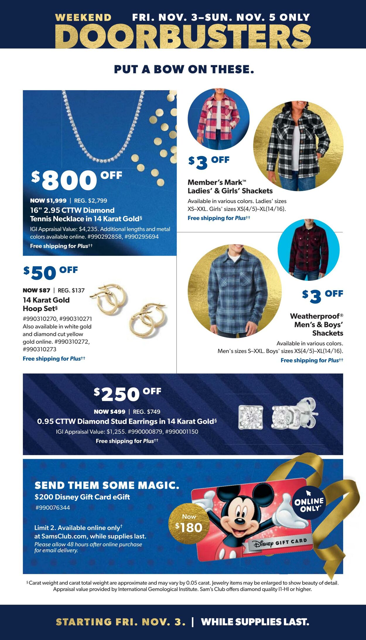 Catalogue Sam's Club from 11/01/2023