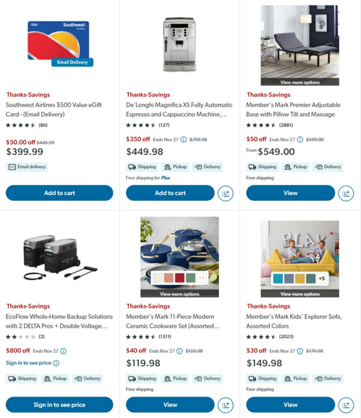 Catalogue Sam's Club from 11/23/2023