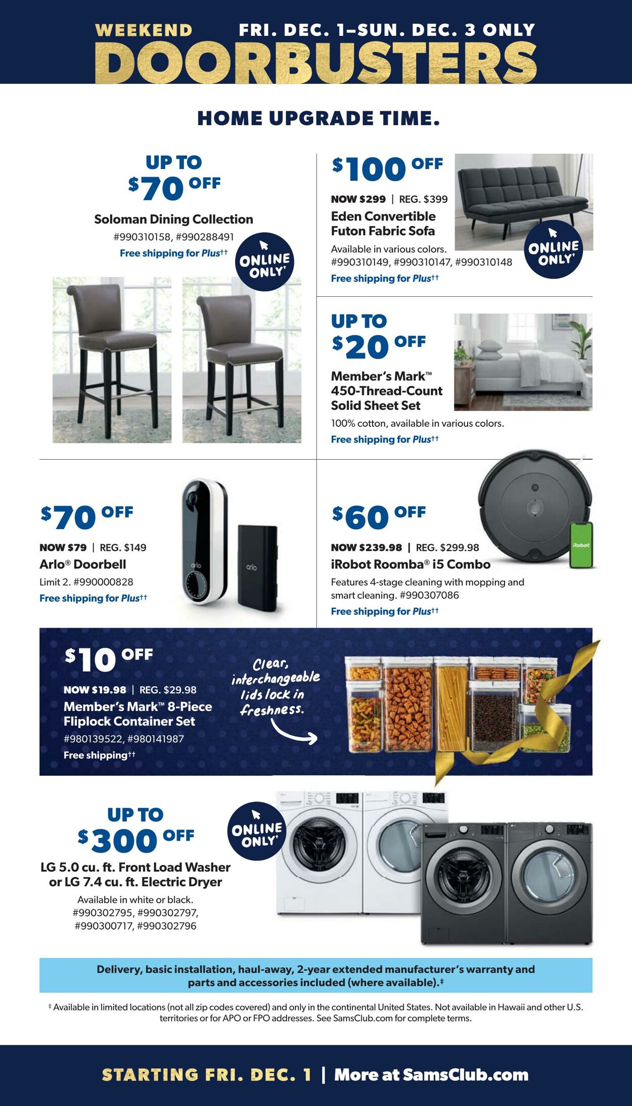 Catalogue Sam's Club from 11/26/2023