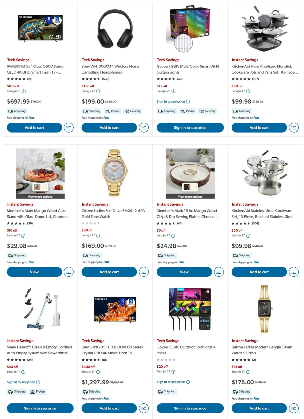 Catalogue Sam's Club from 07/17/2024