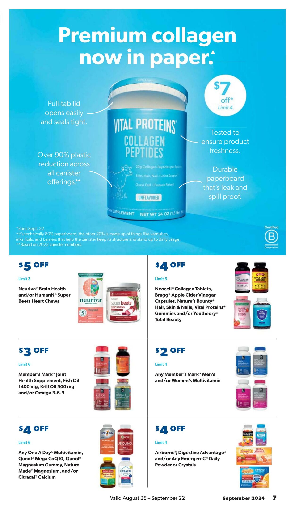 Catalogue Sam's Club from 08/28/2024