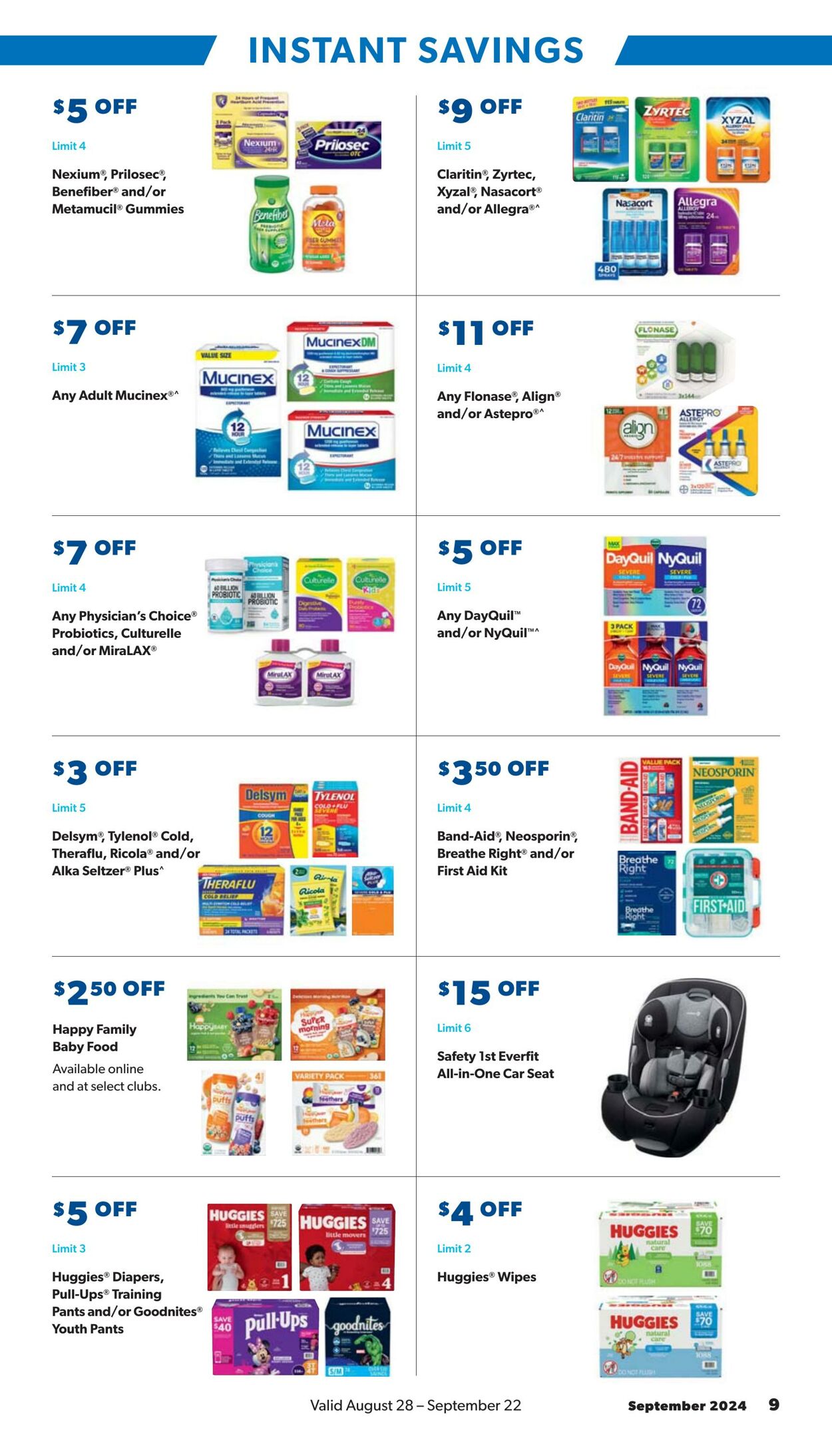 Catalogue Sam's Club from 08/28/2024