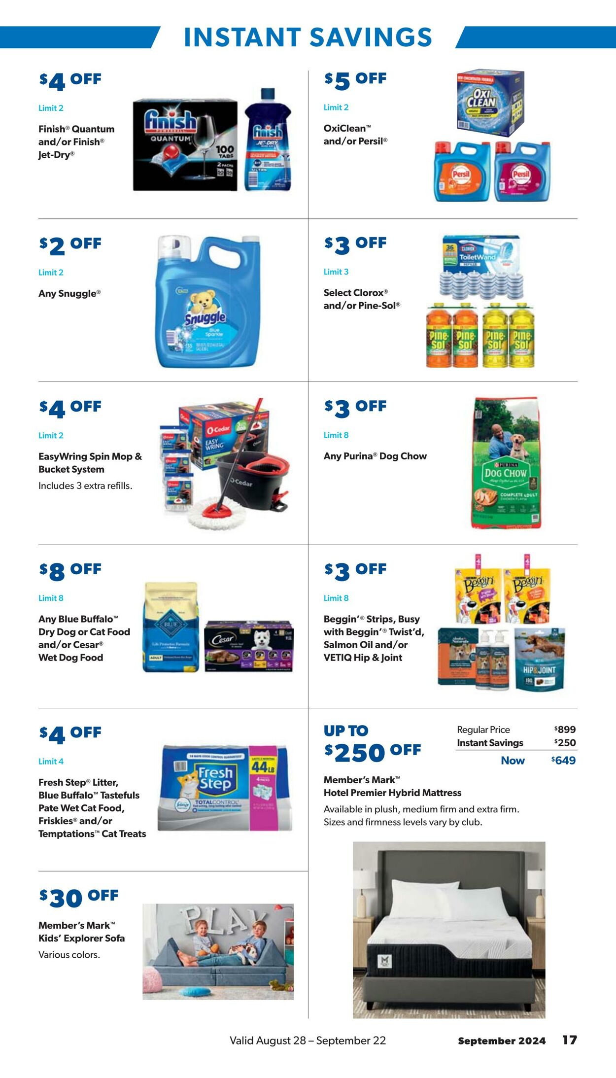 Catalogue Sam's Club from 08/28/2024