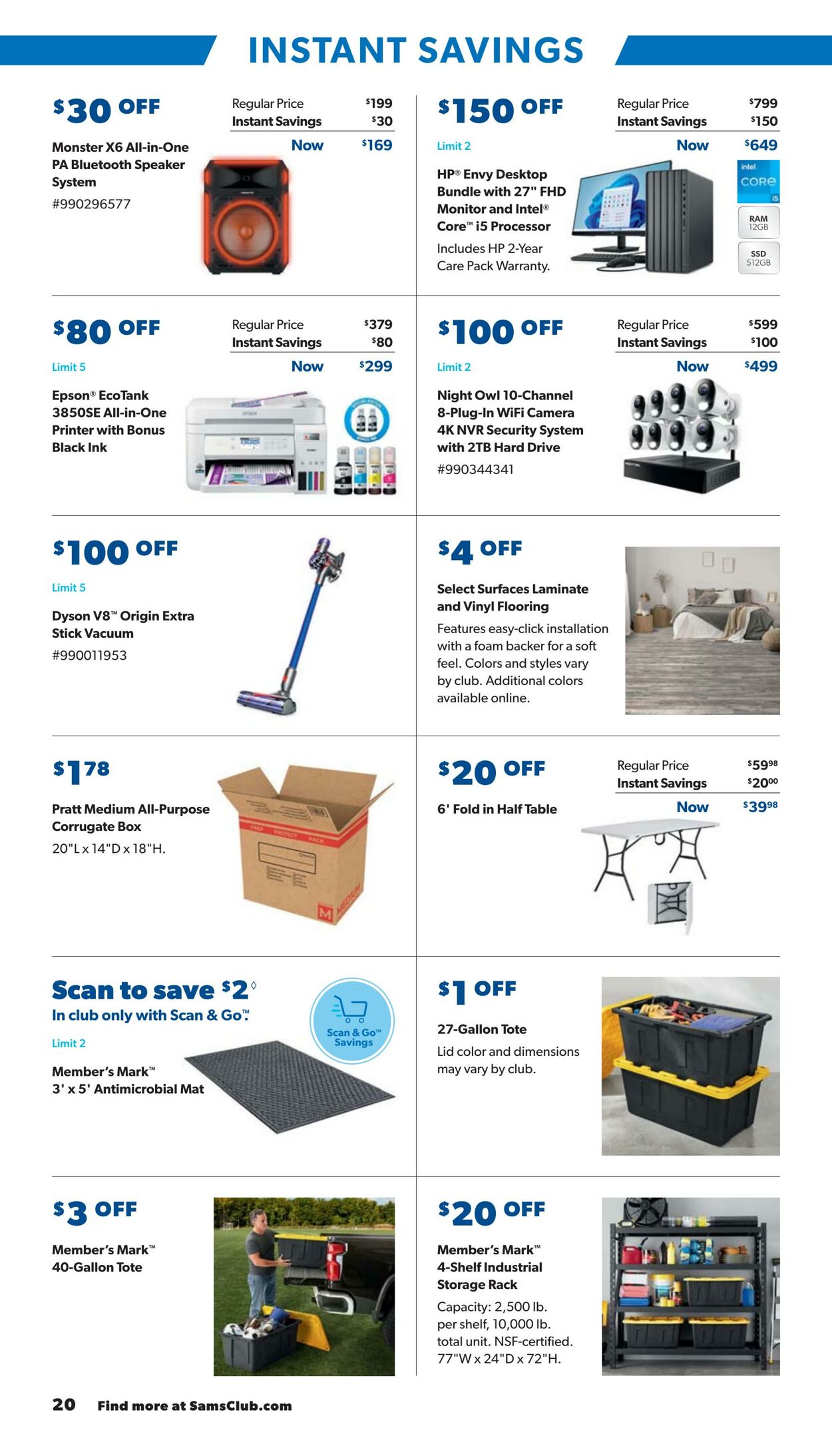 Catalogue Sam's Club from 08/28/2024