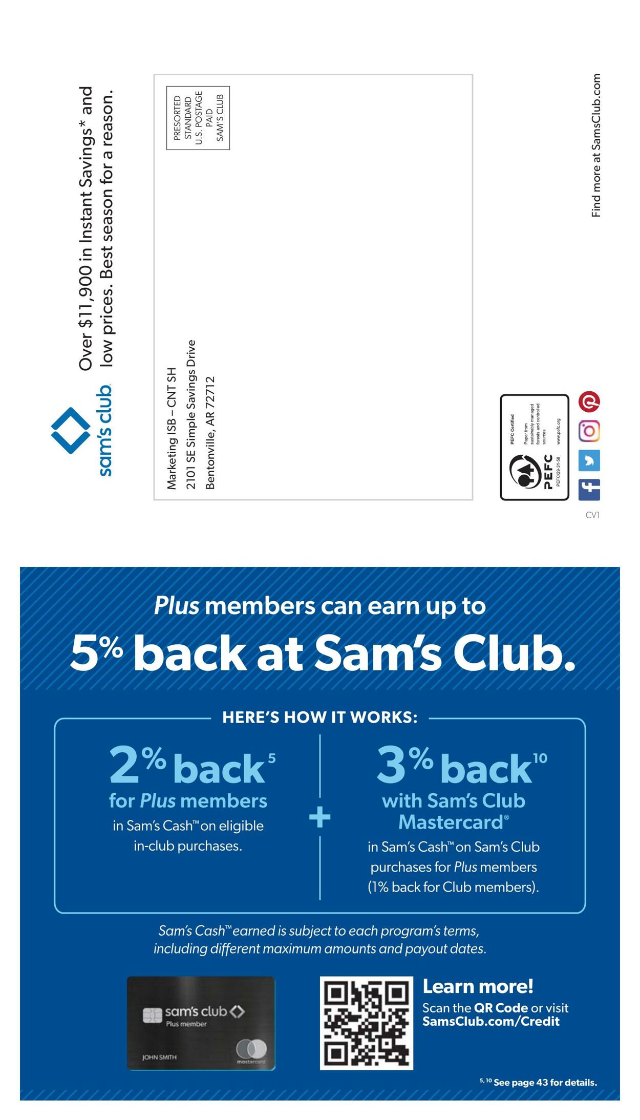 Catalogue Sam's Club from 08/28/2024