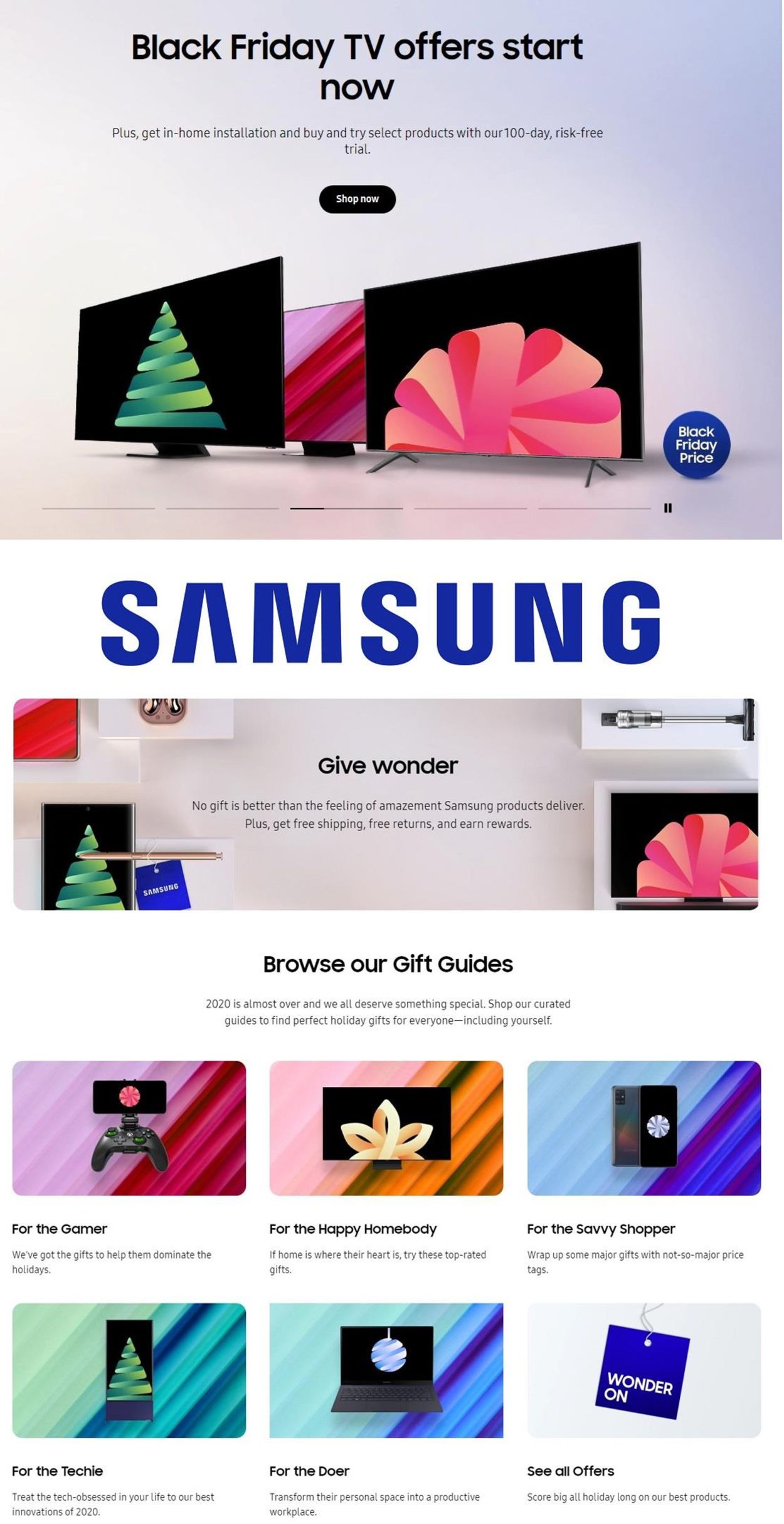 Catalogue Samsung - Black Friday 2020 from 11/21/2020