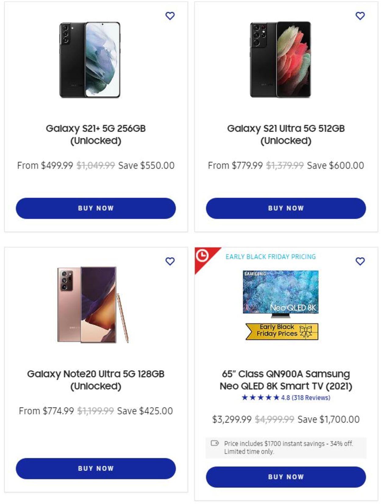 Catalogue Samsung BLACK FRIDAY 2021 from 11/16/2021