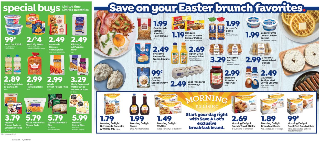 Catalogue Save a Lot - Easter 2021 from 03/31/2021
