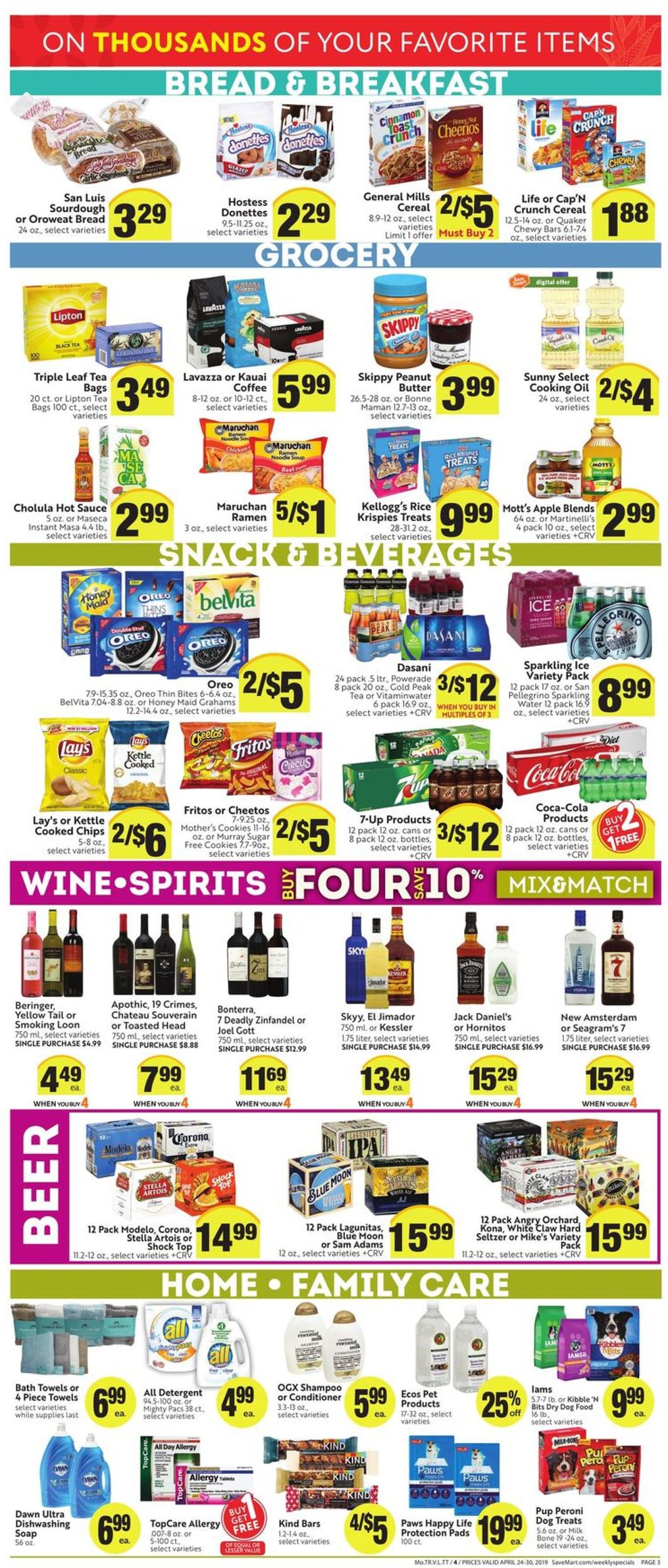 Catalogue Save Mart from 04/24/2019