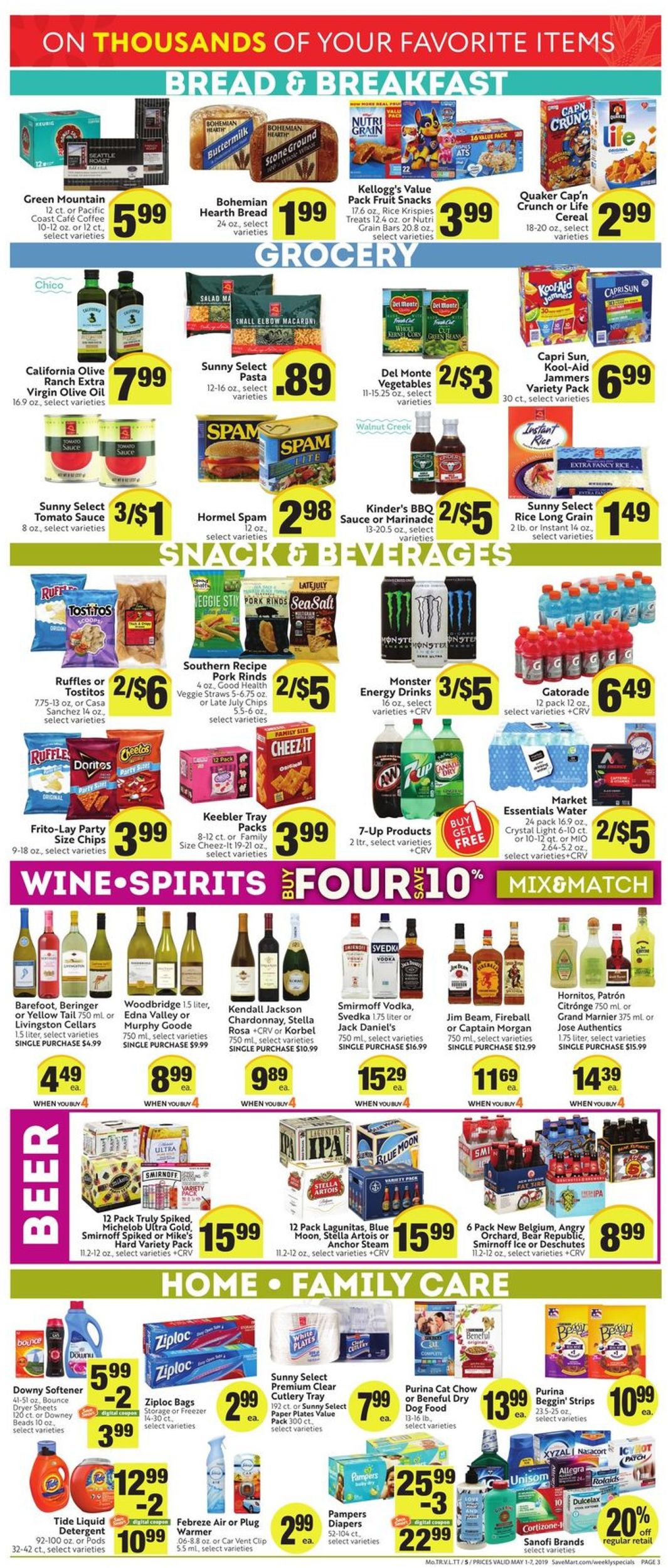 Catalogue Save Mart from 05/01/2019