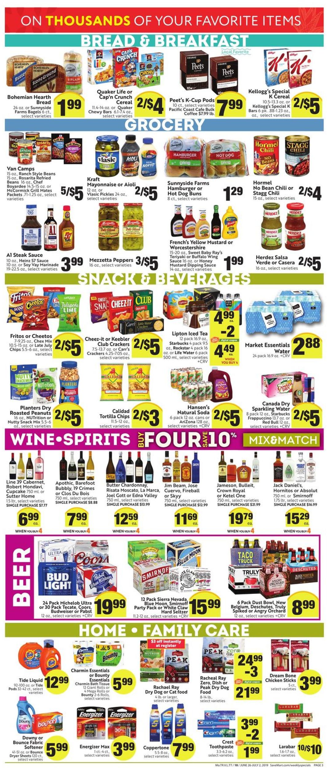 Catalogue Save Mart from 06/26/2019