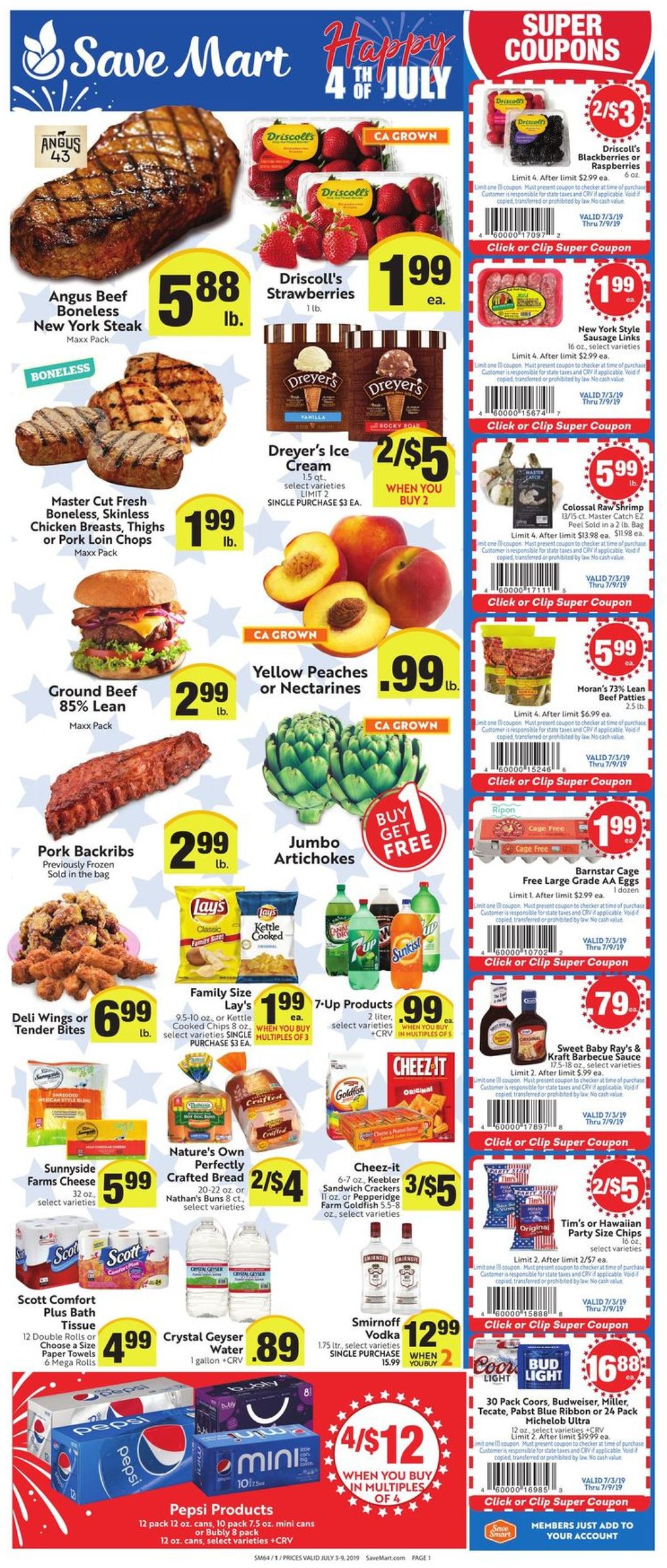 Catalogue Save Mart from 07/03/2019